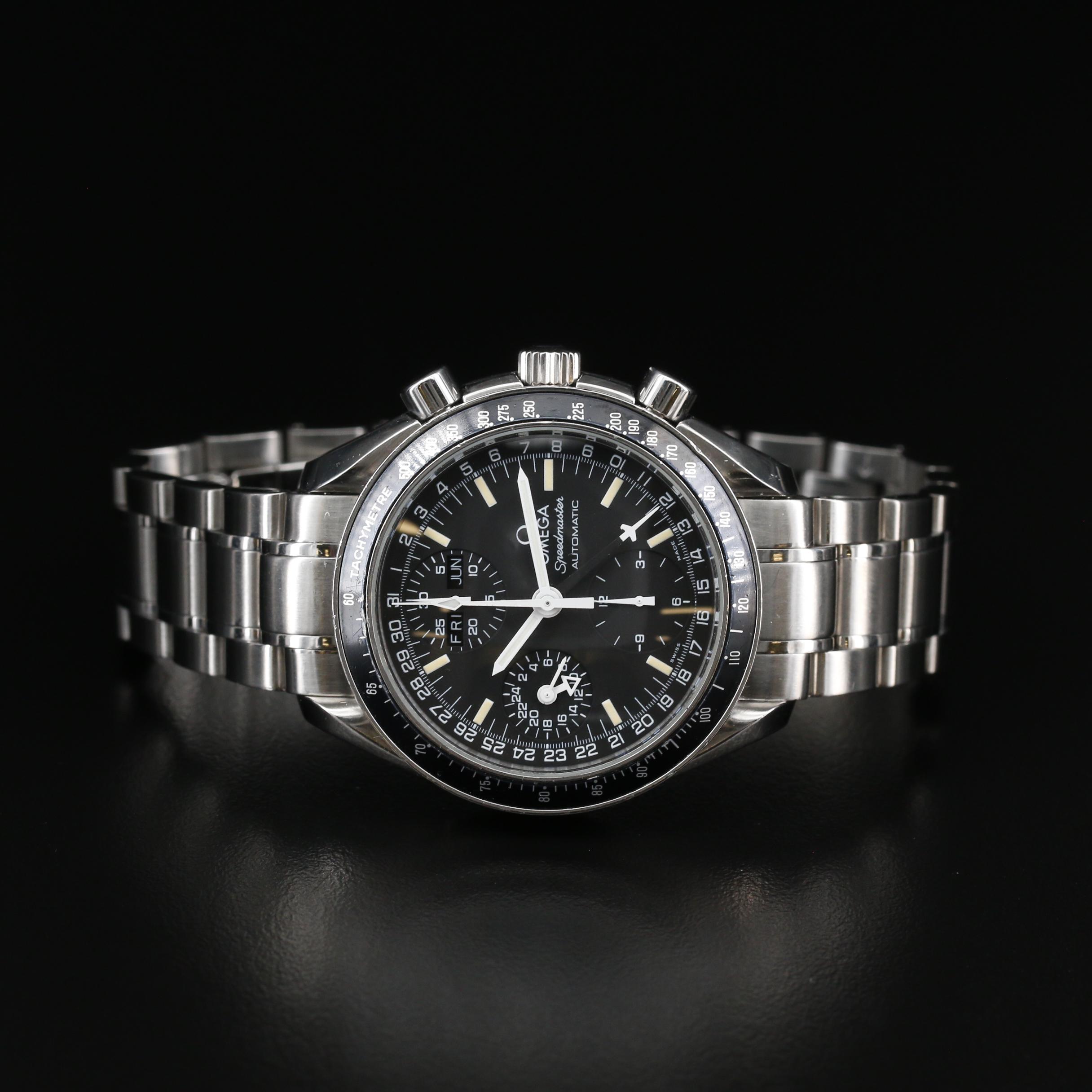 Omega Speedmaster Mark 40 Triple Date Stainless Steel Automatic Watch