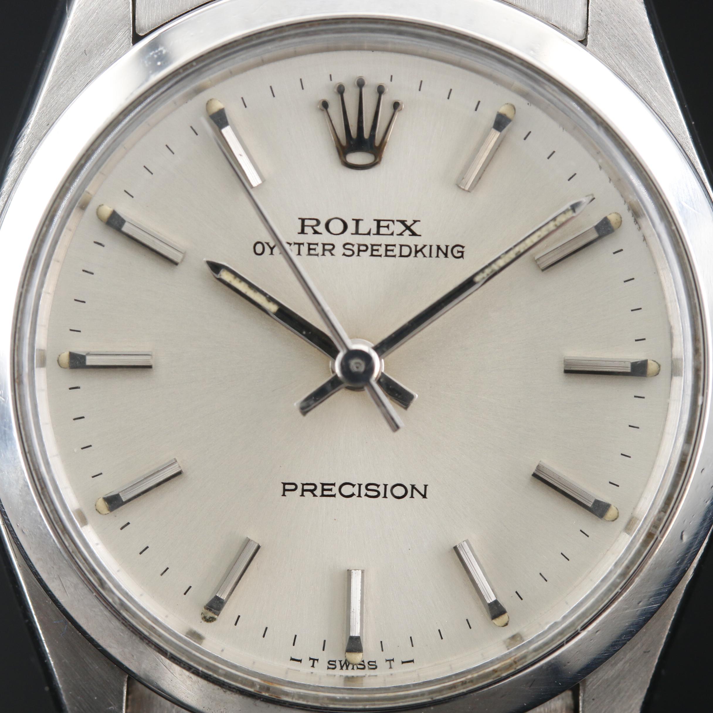 1965 Rolex Oyster Speedking Stem Wind Watch
