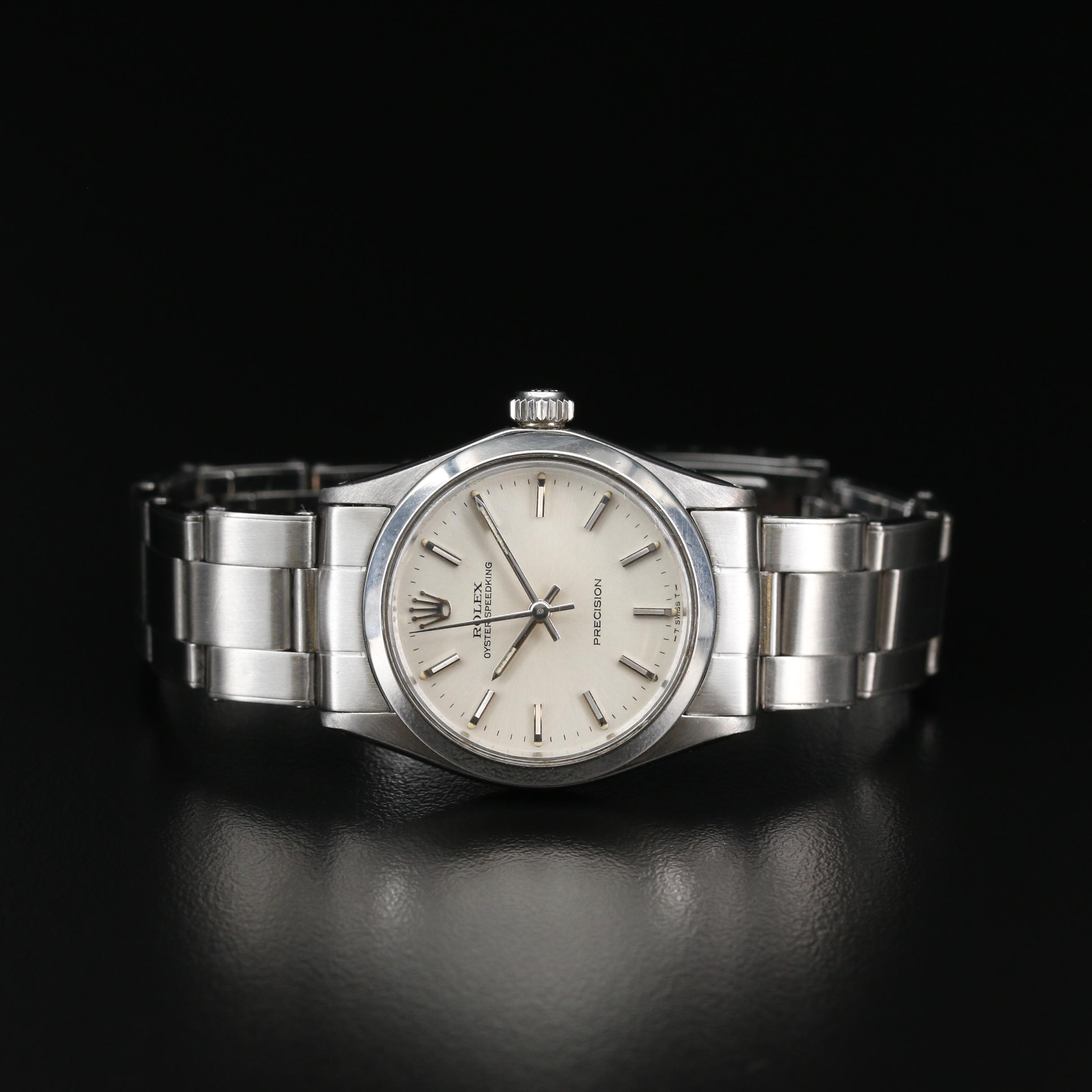 1965 Rolex Oyster Speedking Stem Wind Watch