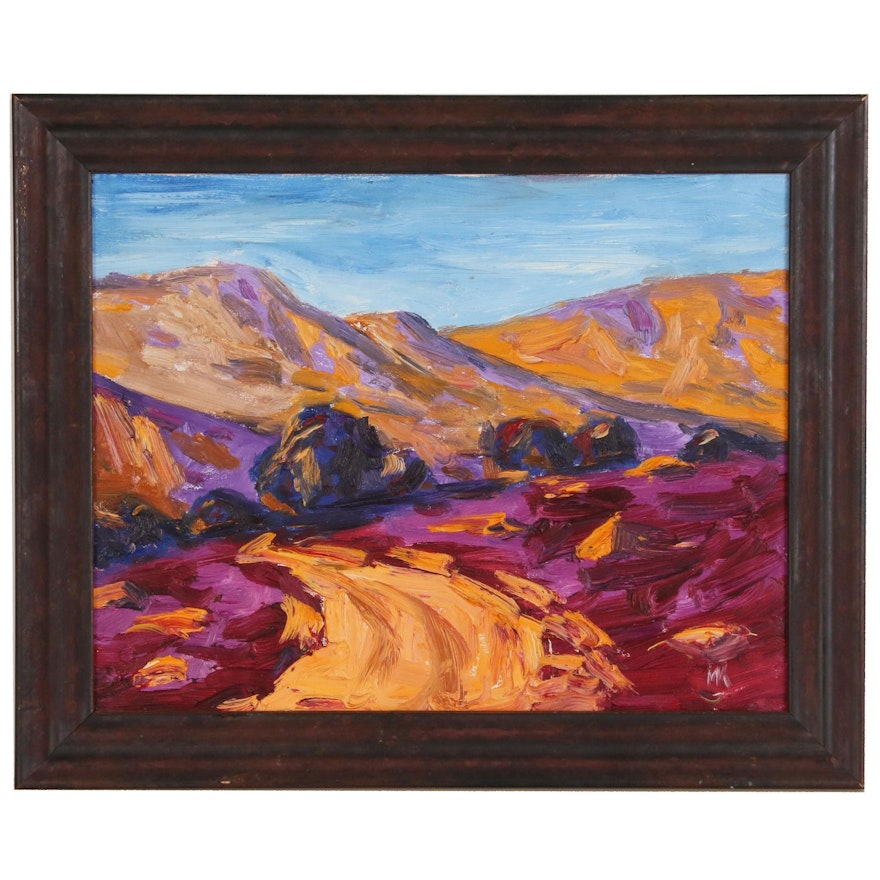 Mark Kazav Mountain Landscape Oil Painting