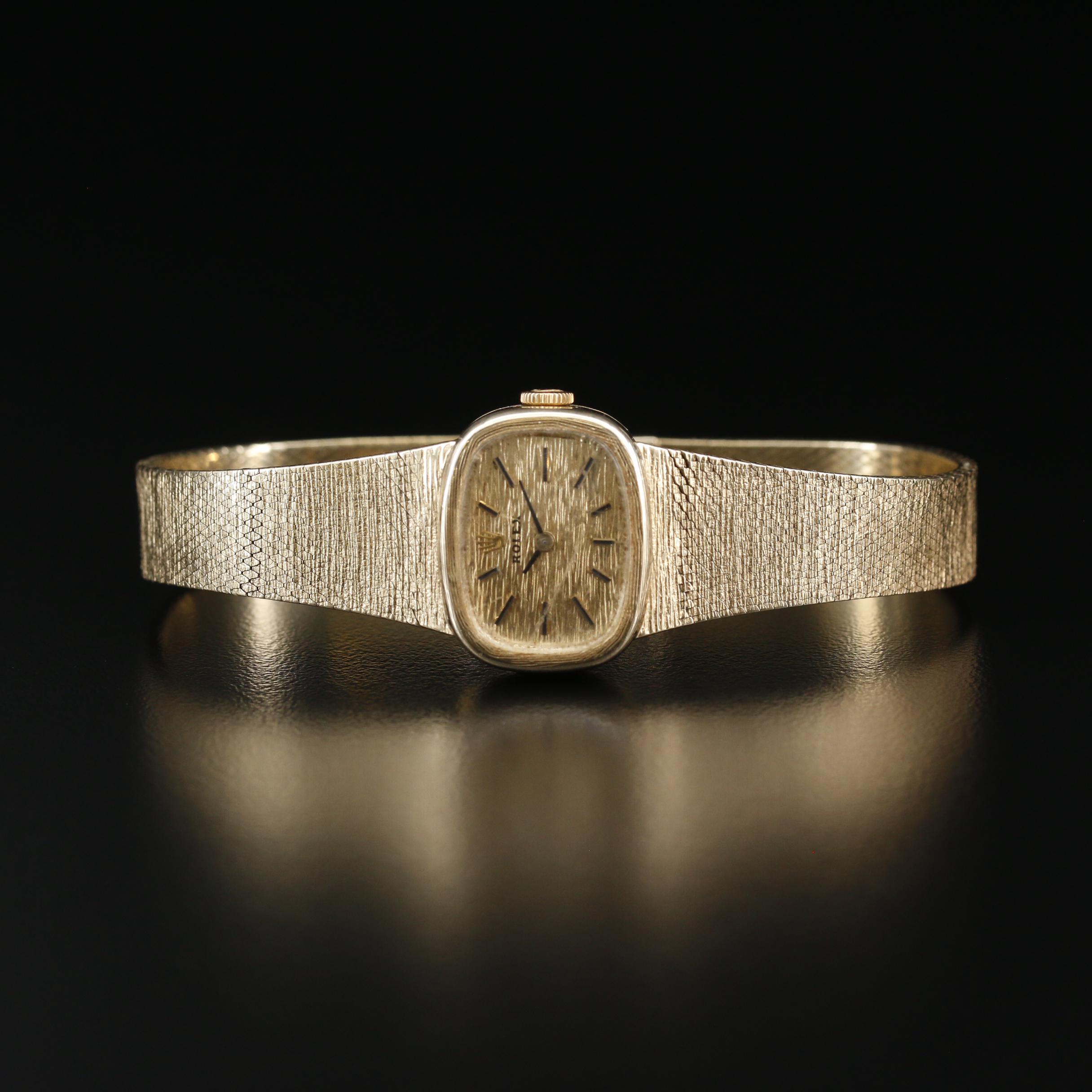 Rolex 14K Stem Wind Watch