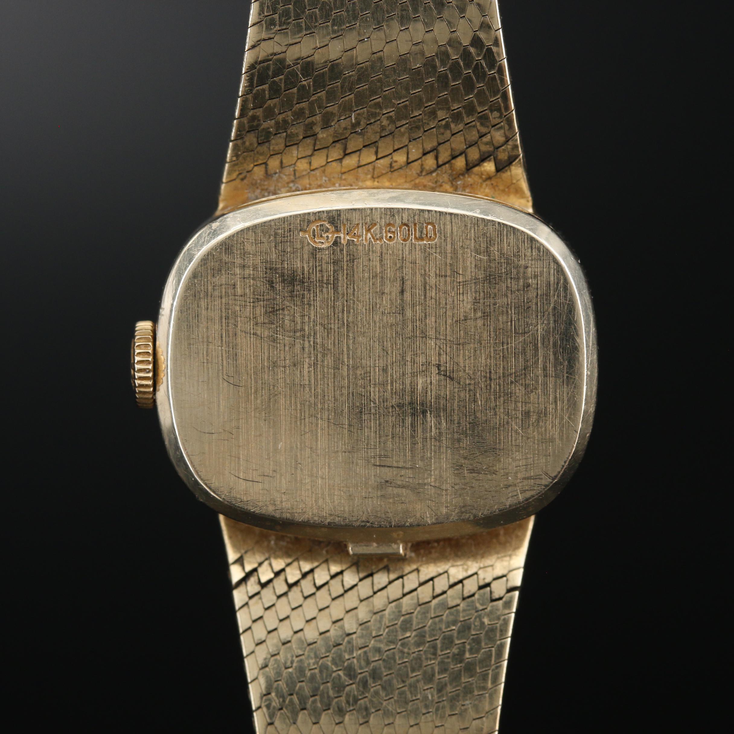 Rolex 14K Stem Wind Watch