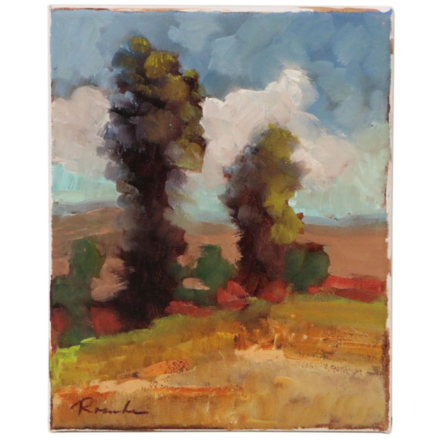 Sally Rosenbaum Landscape Oil Painting