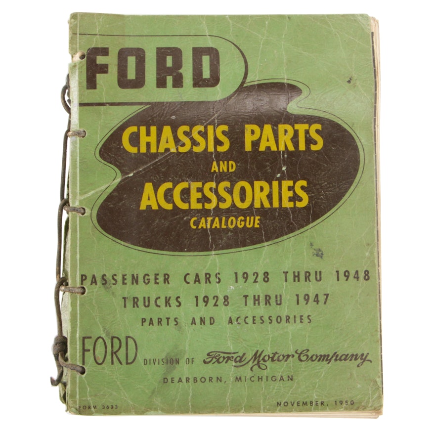 "Ford Chassis Parts and Accessories Catalogue", 1950