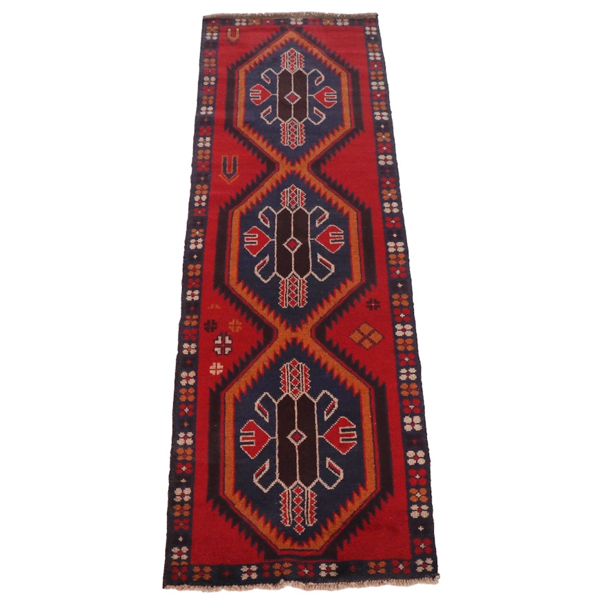 2'7 x 8'0 Hand-Knotted Persian Baluch Runner Rug