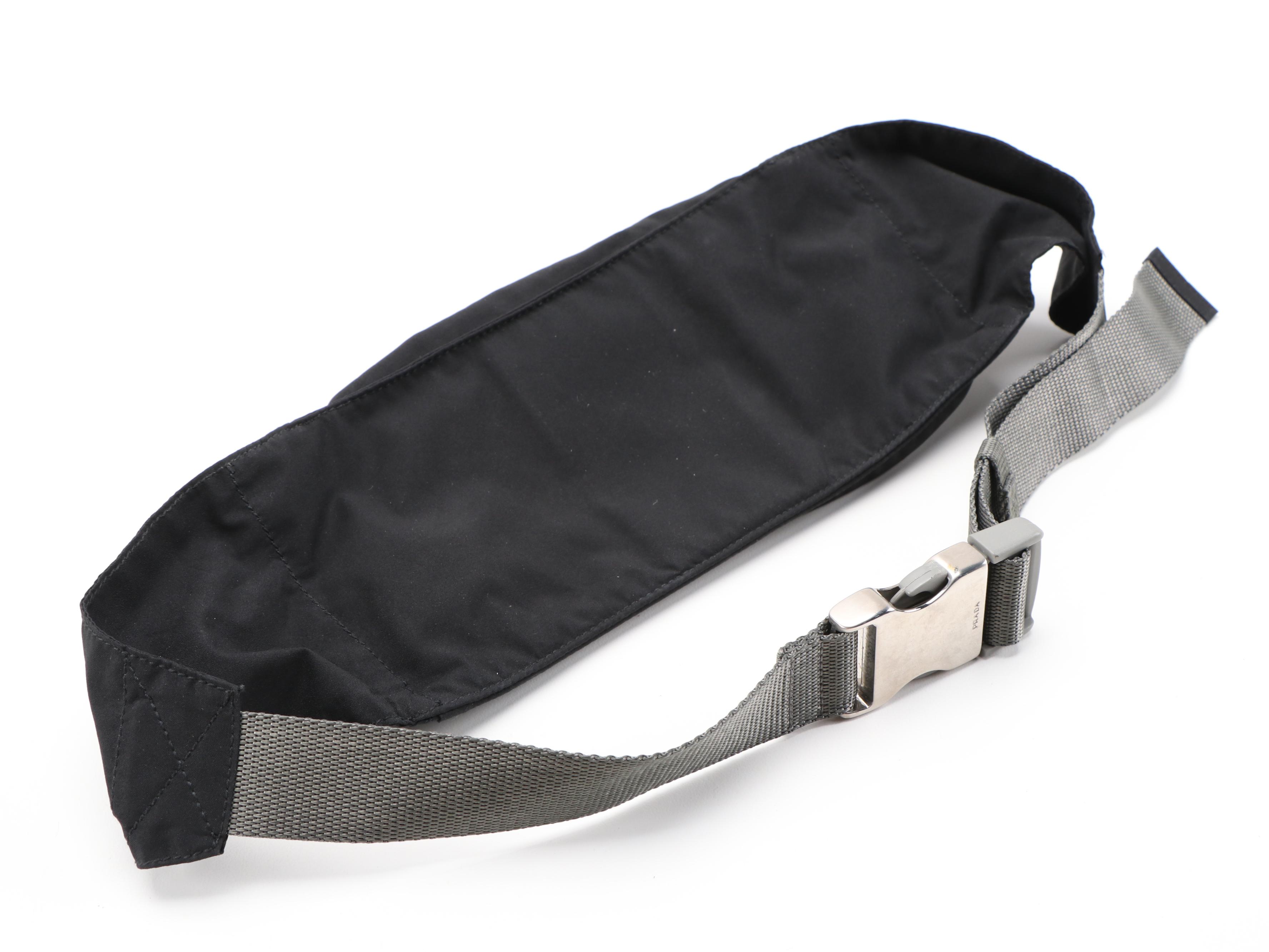 Prada Marsupio Belt Bag in Black Tessuto Nylon