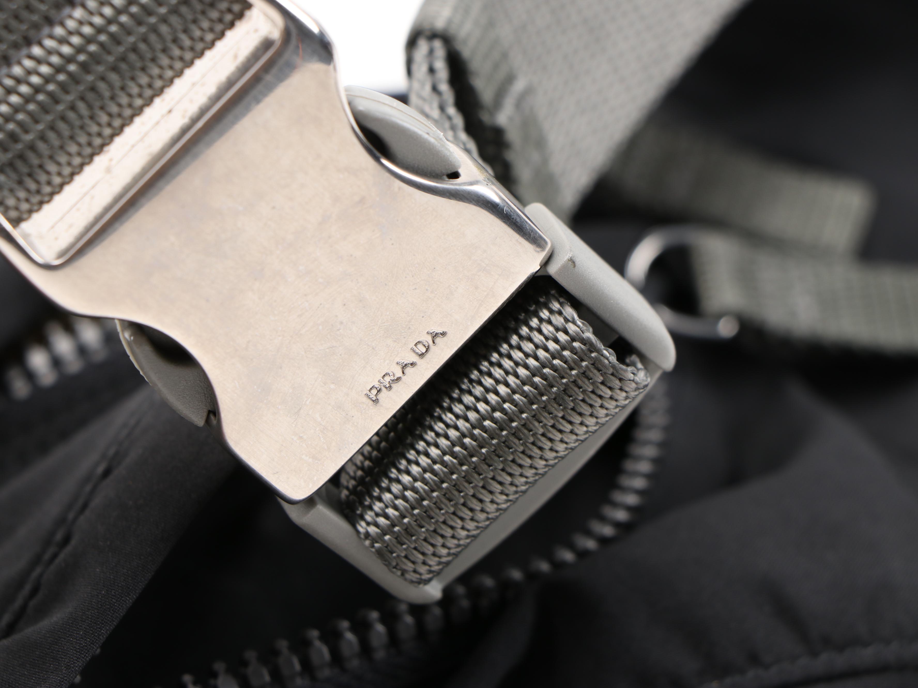 Prada Marsupio Belt Bag in Black Tessuto Nylon