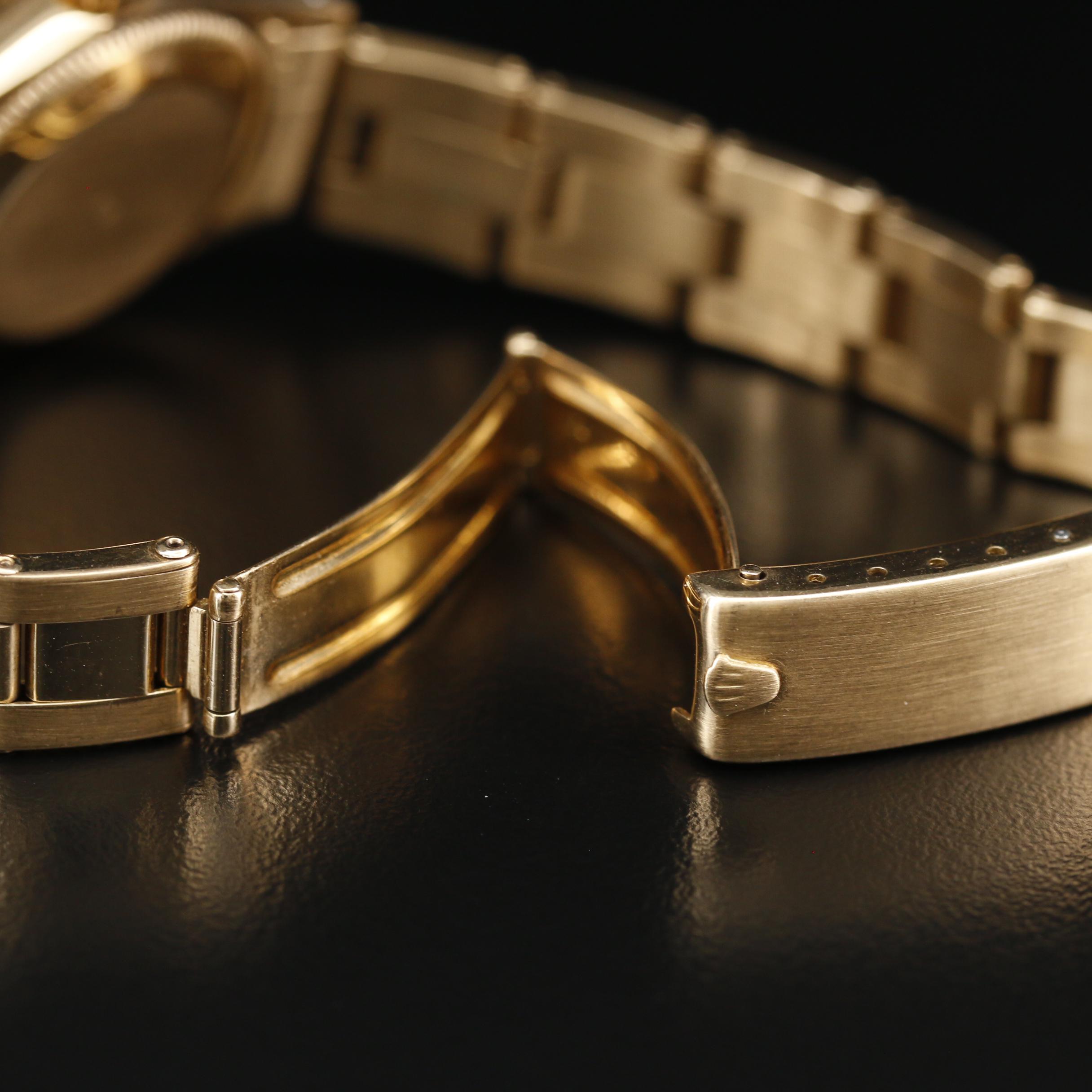 1968 Rolex Oyster Perpetual Datejust 18K and 1.20 CTW Diamond Watch