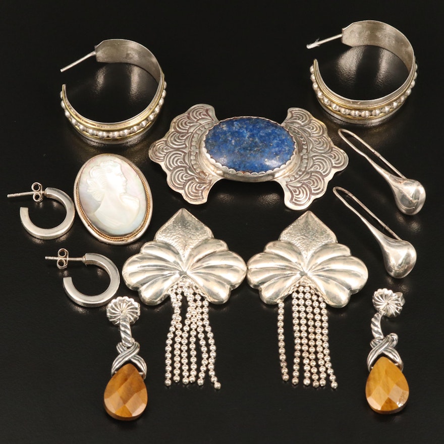 Assorted Jewelry Featuring Relios, Carolyn Pollack, Tiger's Eye and More