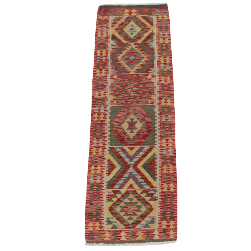 2'0 x 6'5 Handwoven Turkish Caucasian Kilim Runner Rug