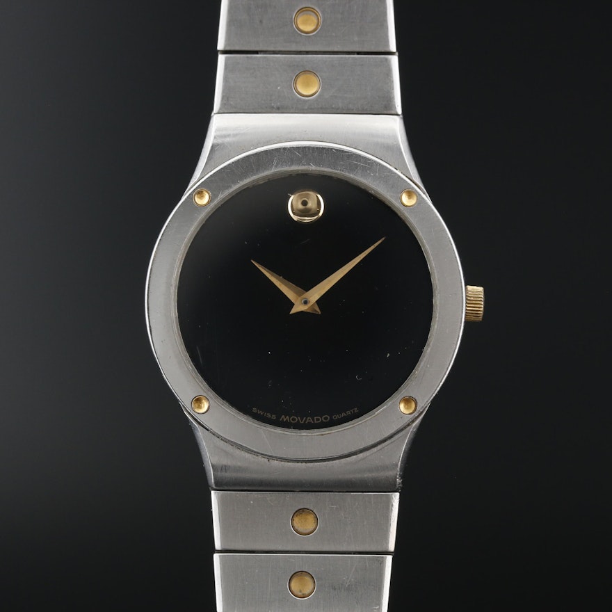 Movado Museum Stainless Steel Wristwatch