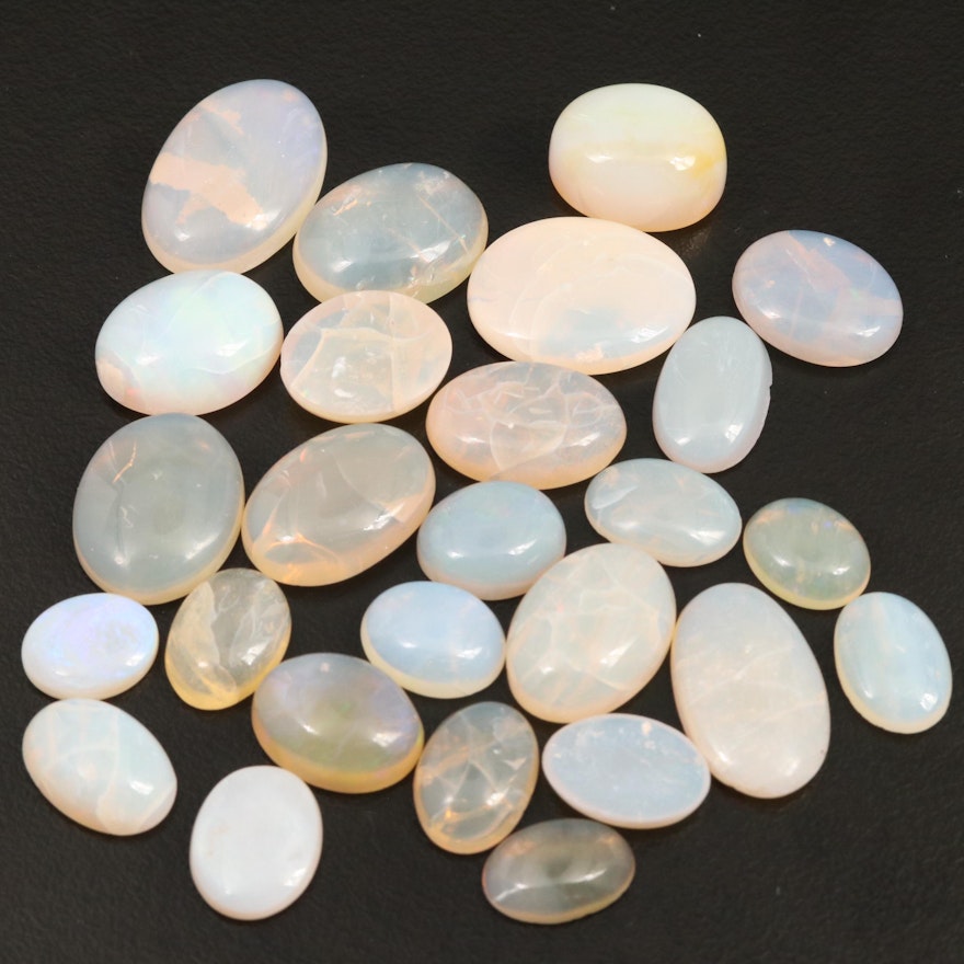 Loose 104.52 CTW Opal Cabochons