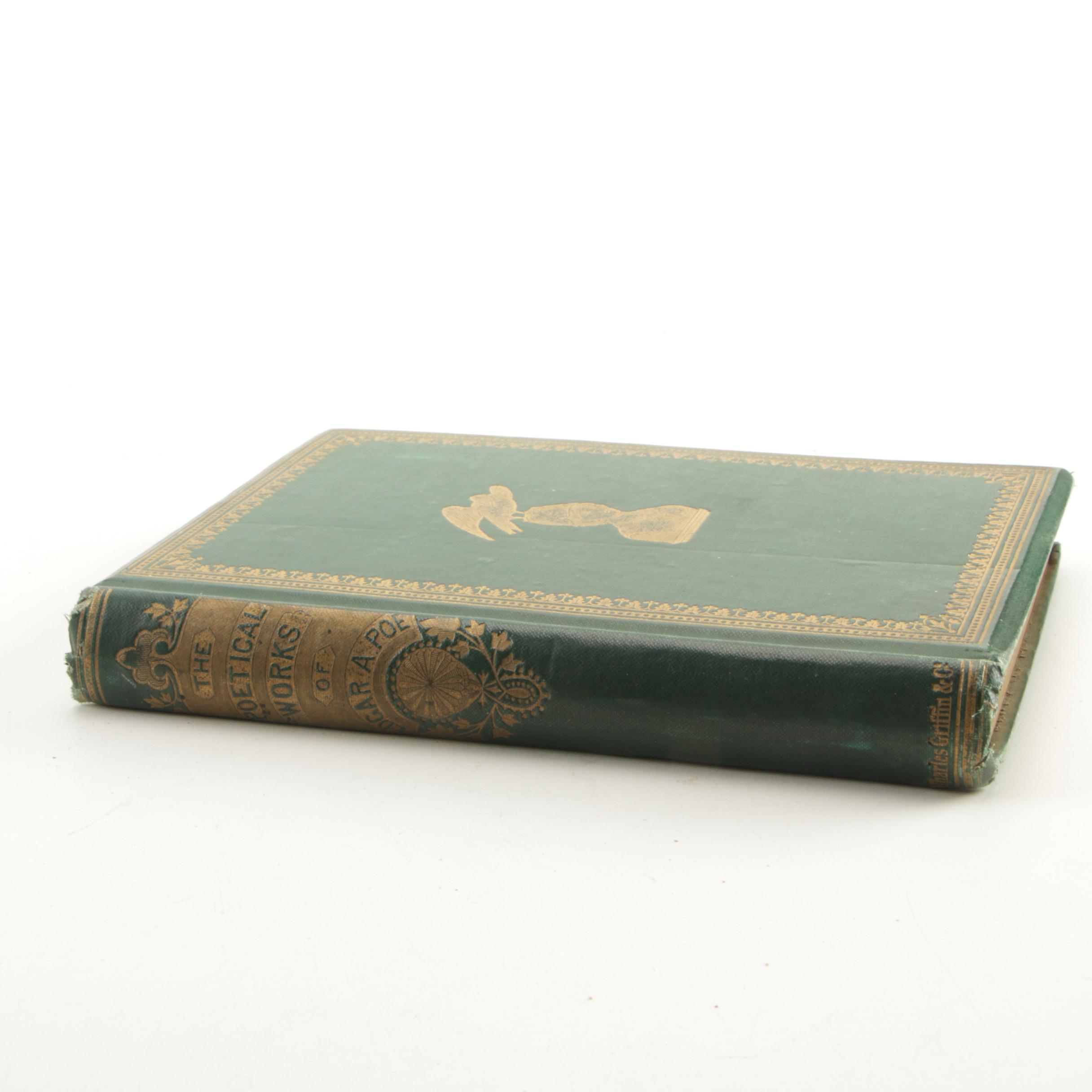 "Poetical Works of Edgar Allan Poe" Complete Illustrated Edition, circa 1860s