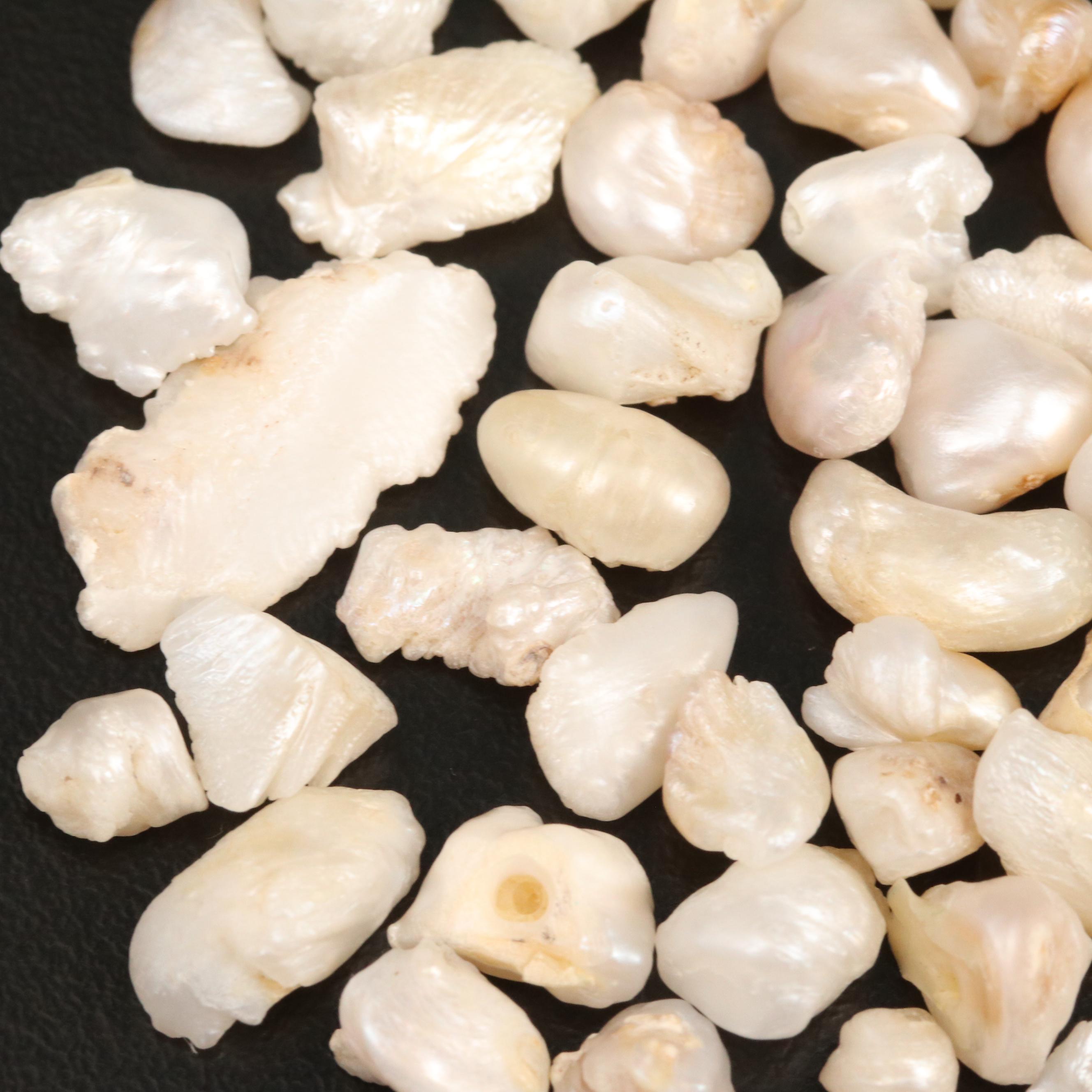 Loose 160.85 CTW Natural Cultured Pearls
