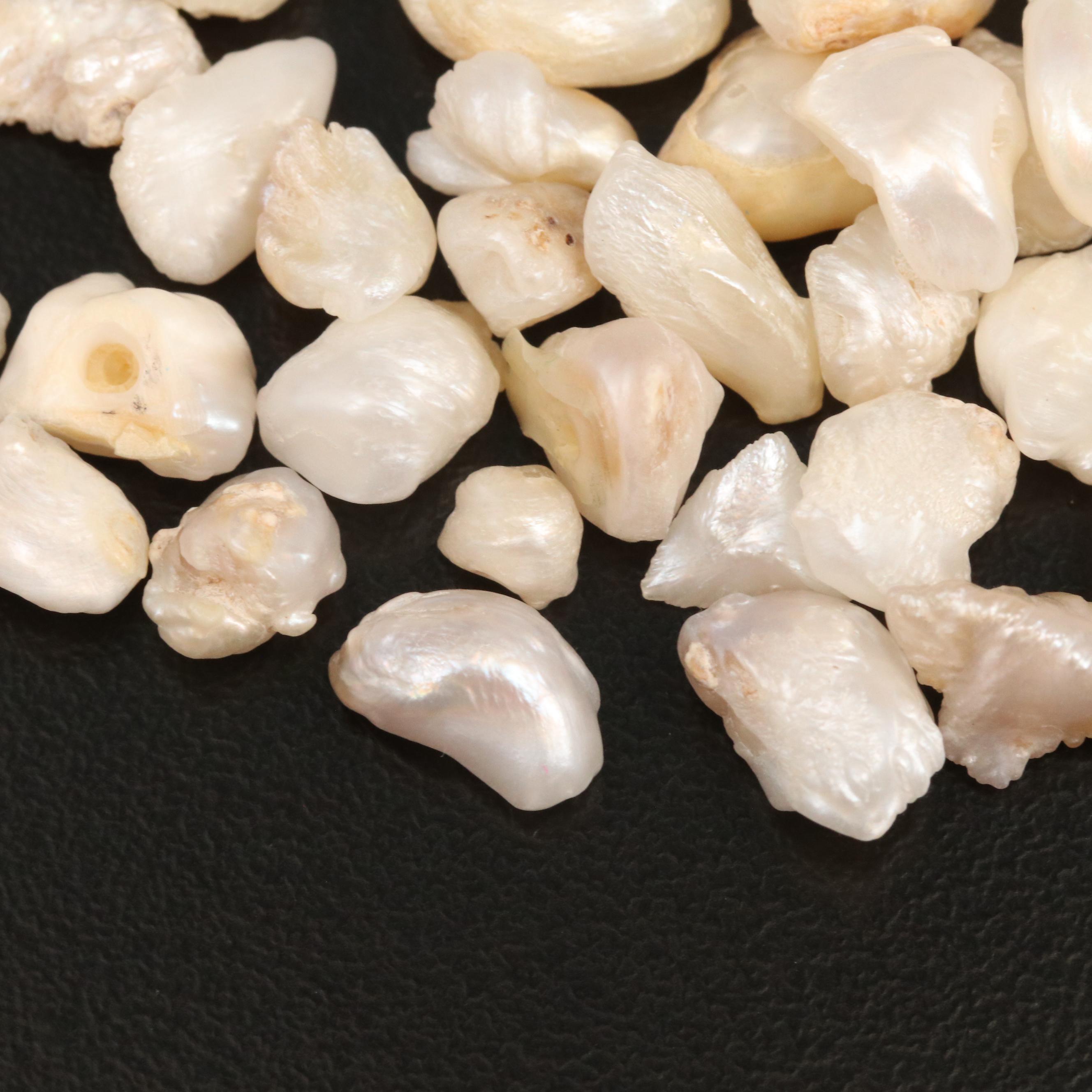 Loose 160.85 CTW Natural Cultured Pearls