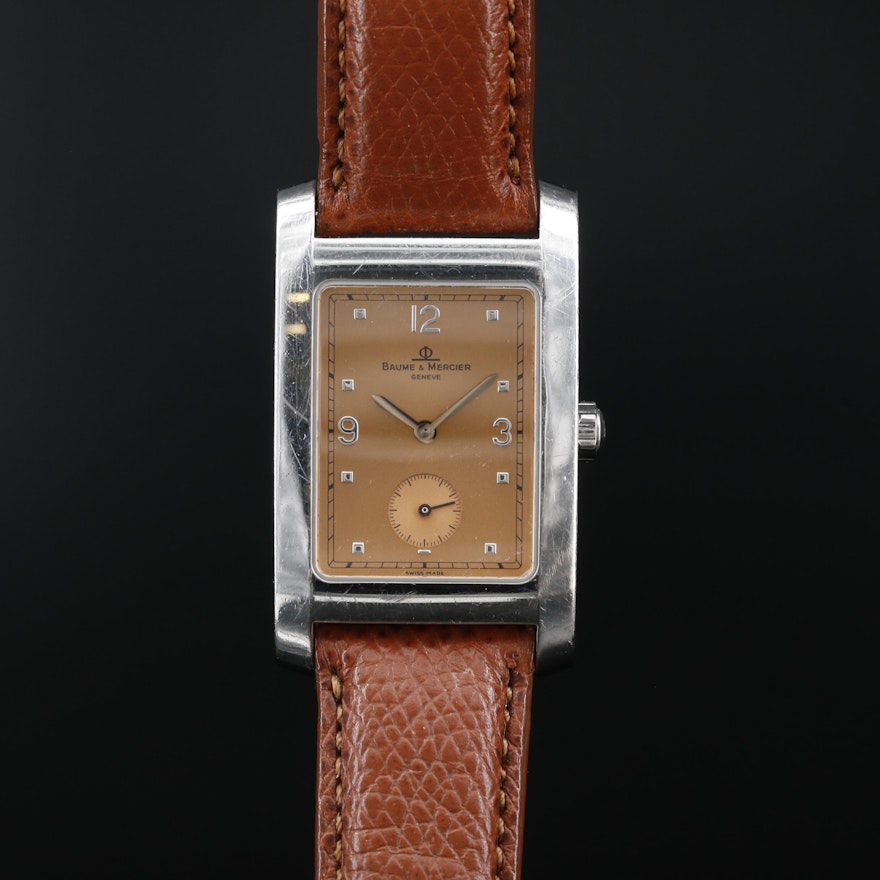 Baume & Mercier "Hampton" Stainless Steel Wristwatch