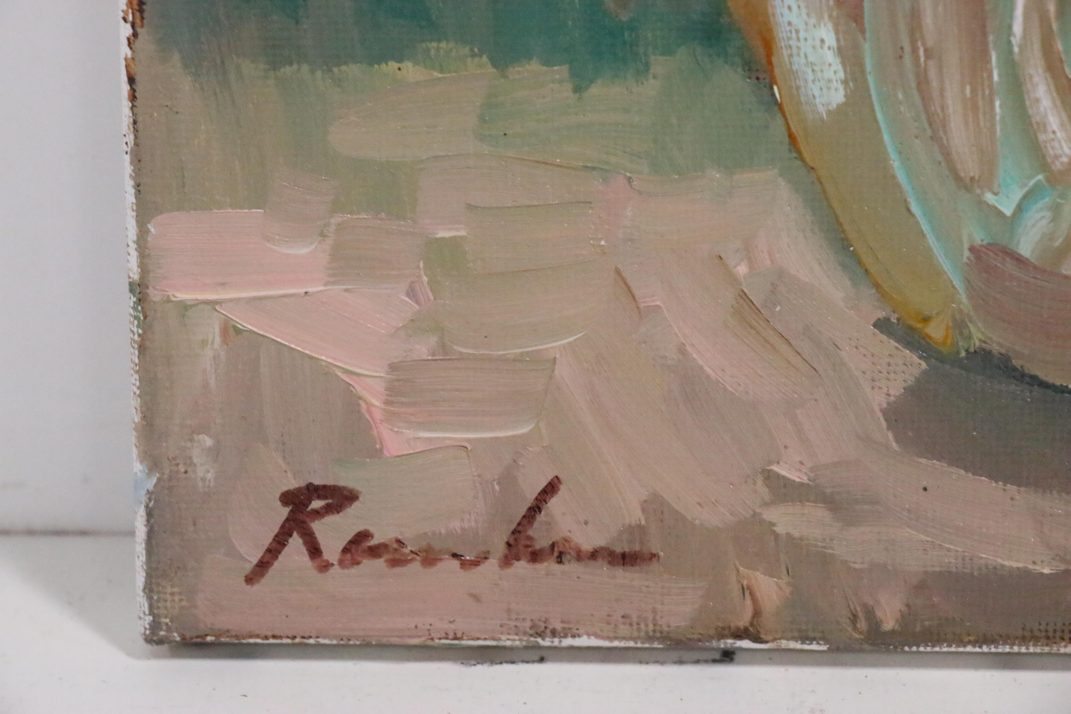 Sally Rosenbaum Floral Still Life Oil Painting