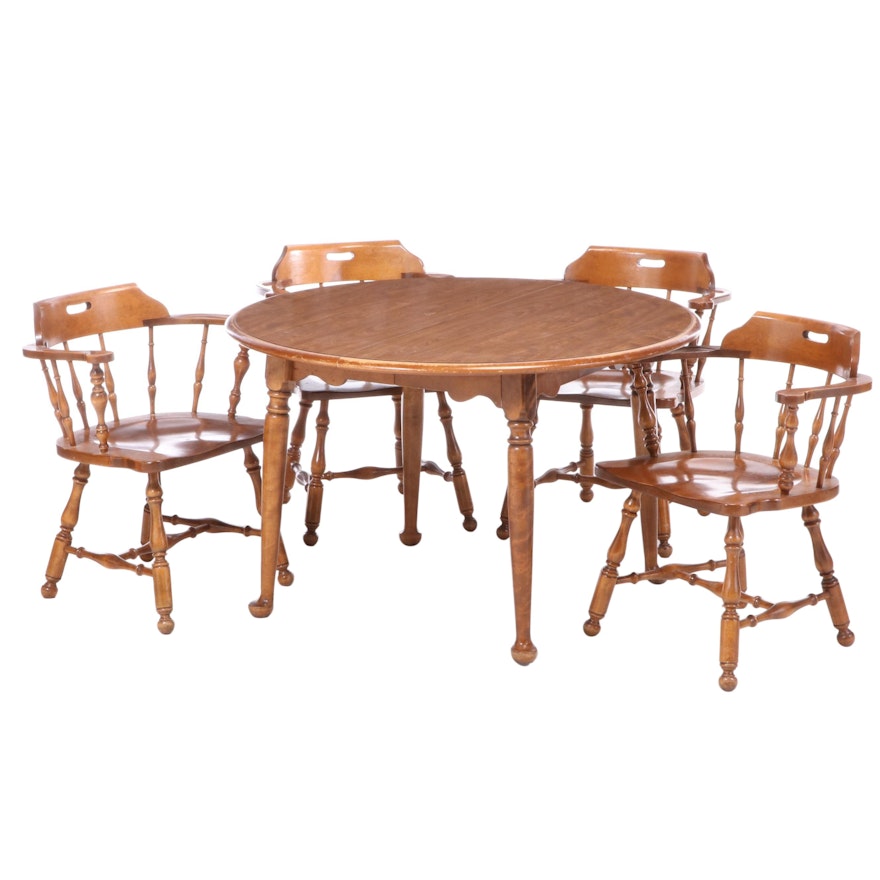 Ethan Allen Colonial Style Maple Dining Set