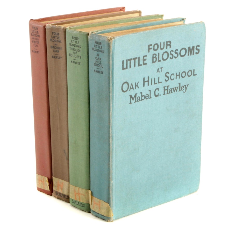 "Four Little Blossoms" Chapter Books by Mabel C. Hawley, circa 1920s