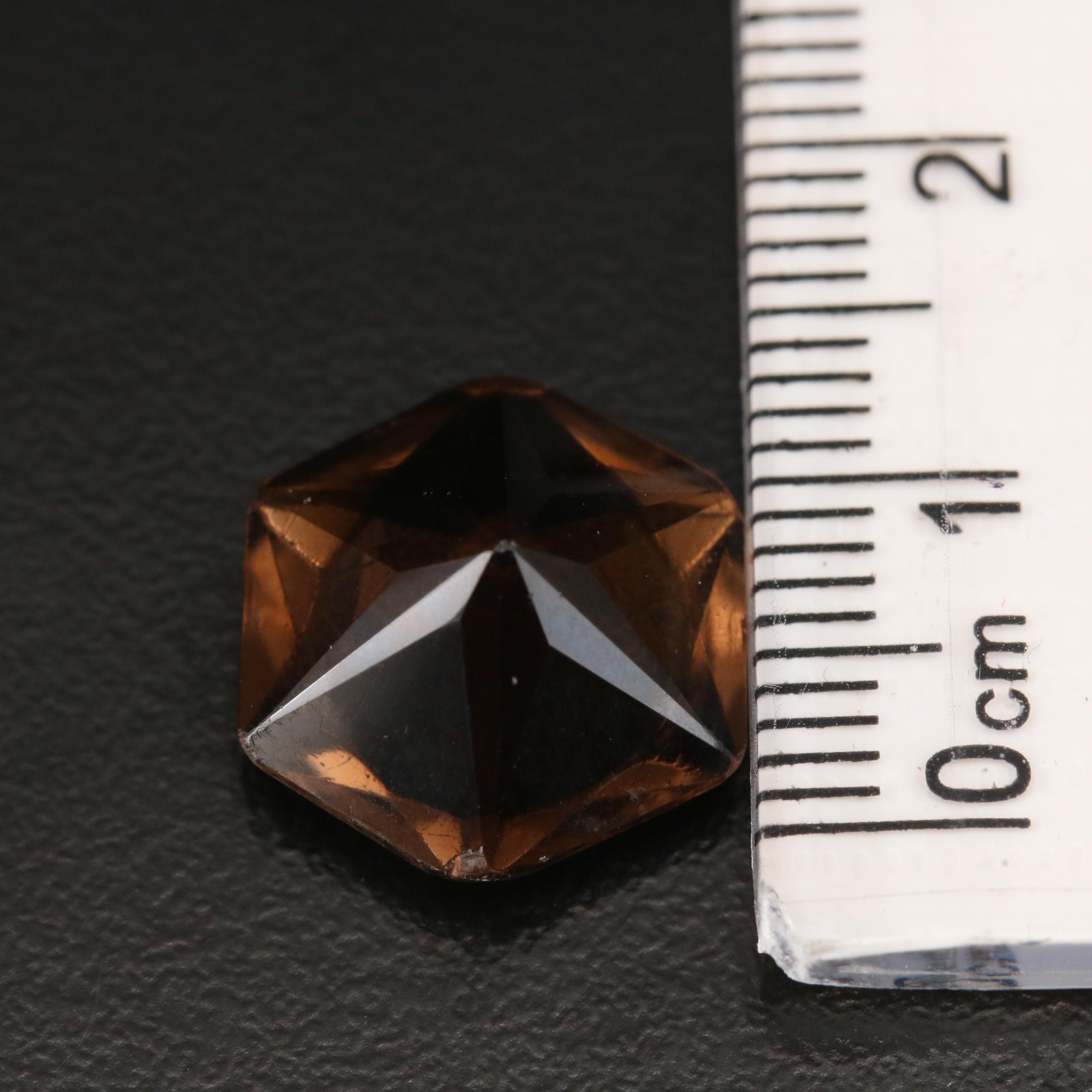 Loose 7.61 CT Smoky Quartz