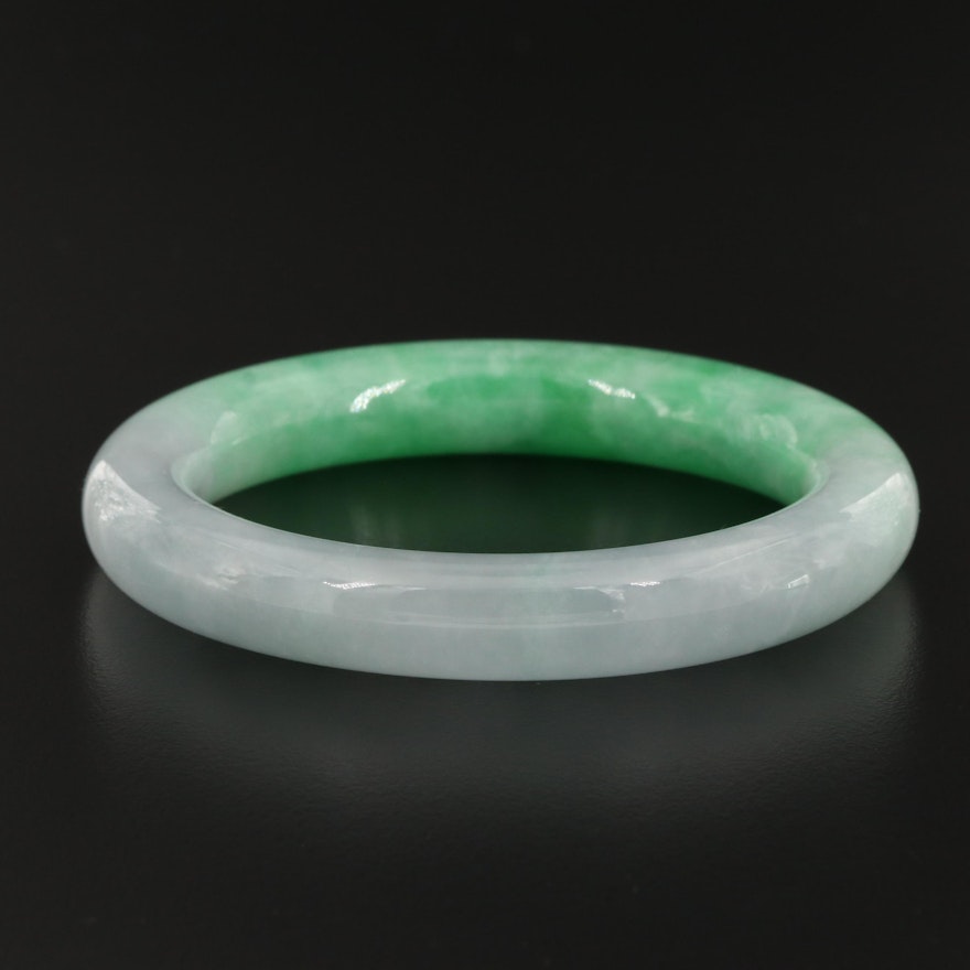 Jadeite Hololith Bangle