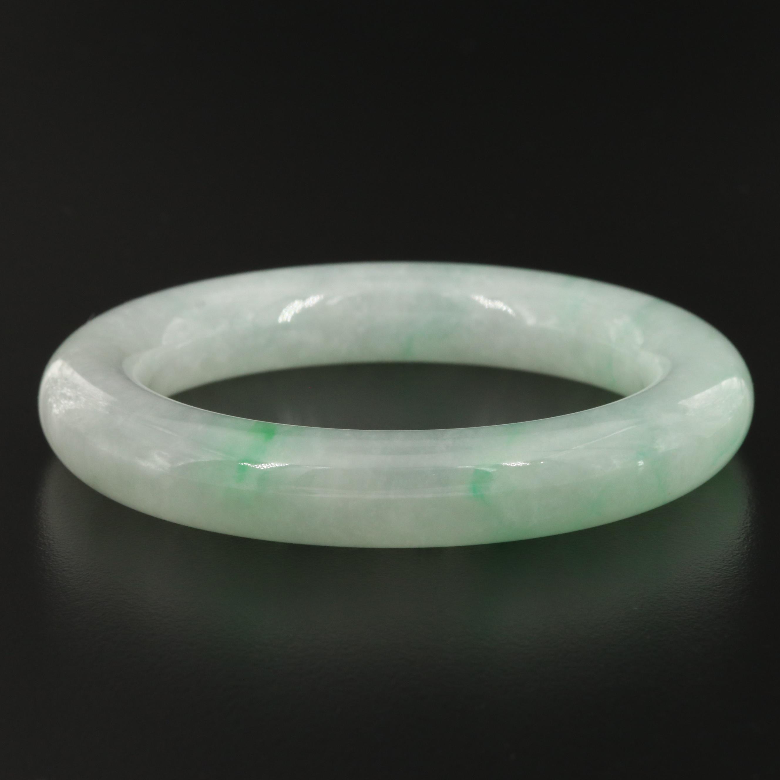 Jadeite Hololith Bangle