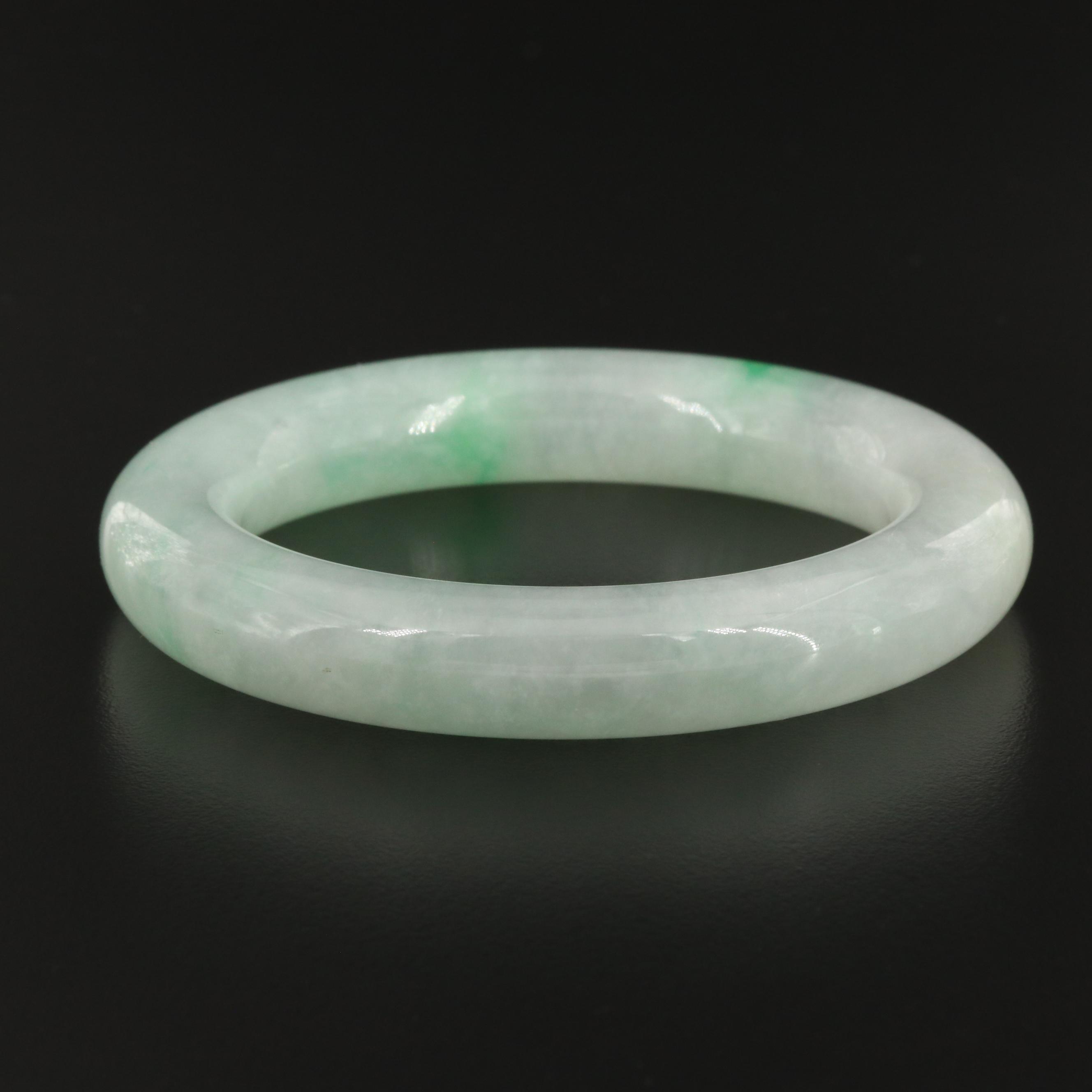 Jadeite Hololith Bangle