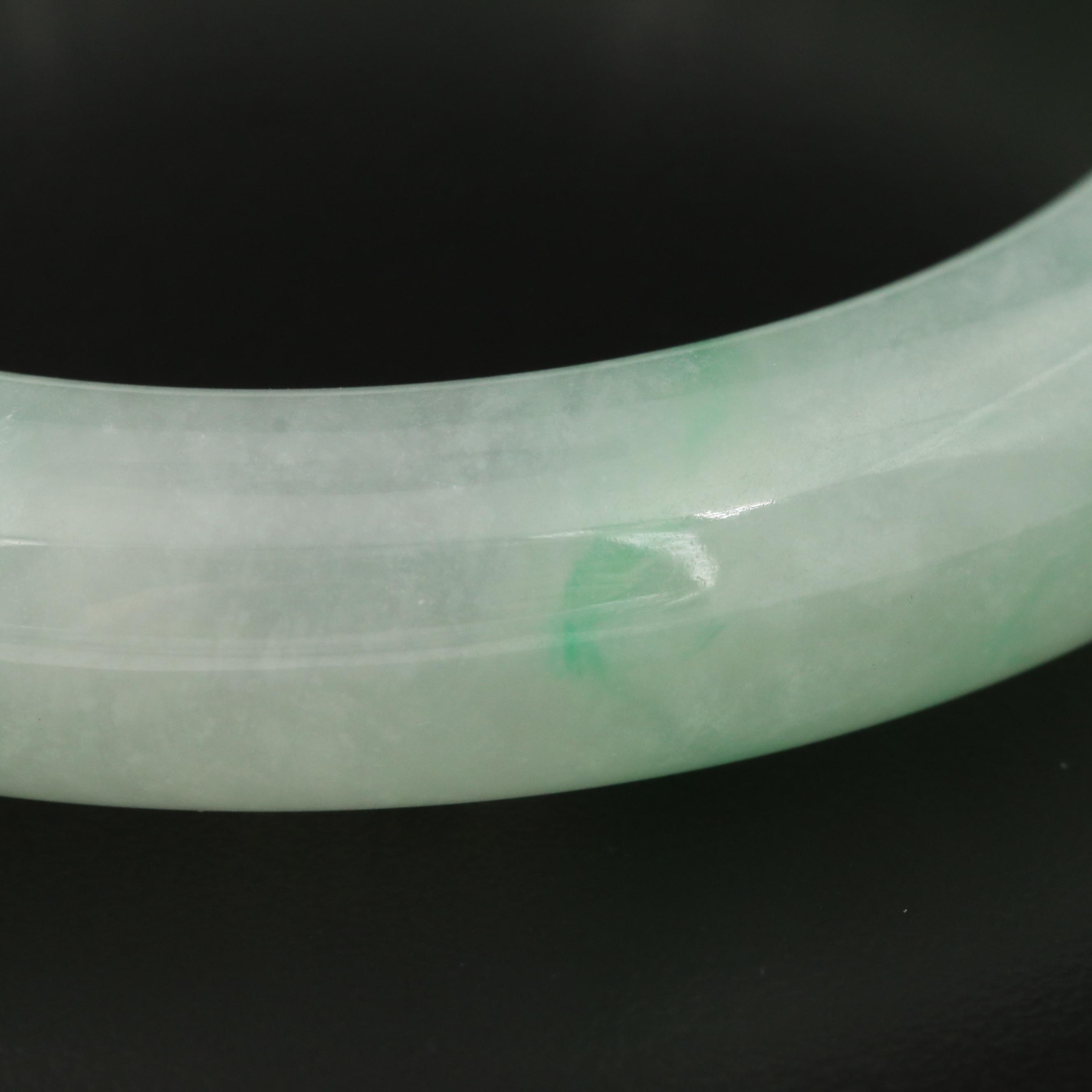 Jadeite Hololith Bangle