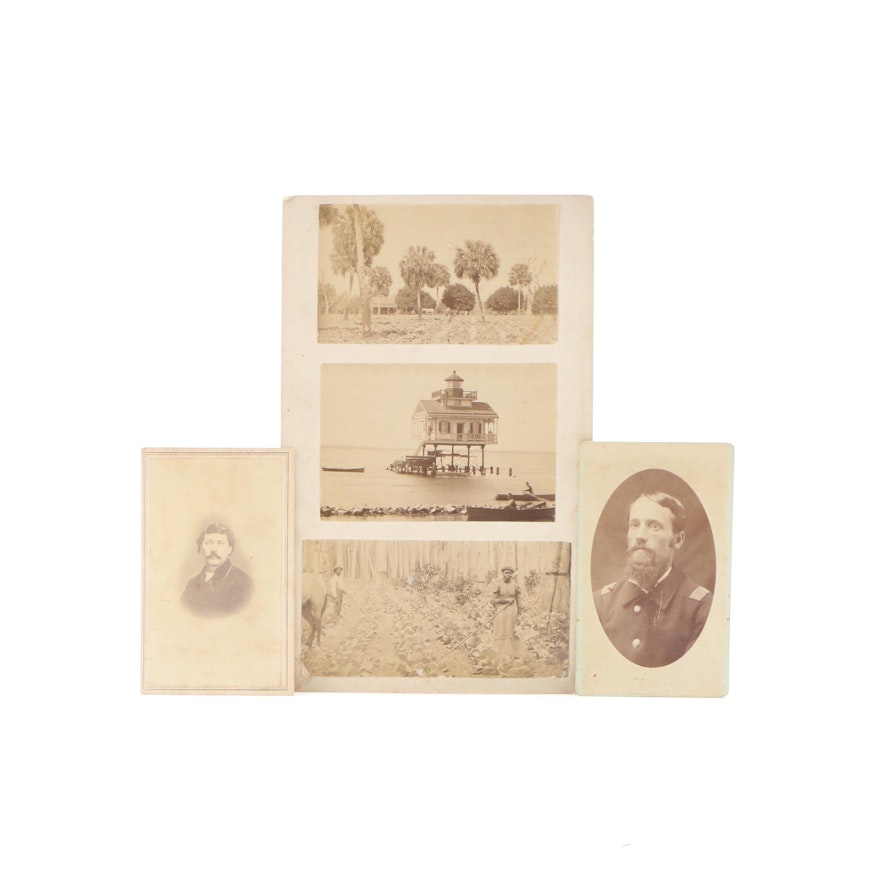 Photographs of U.S. Union Soldiers and a Carolina Farm, Mid-19th Century