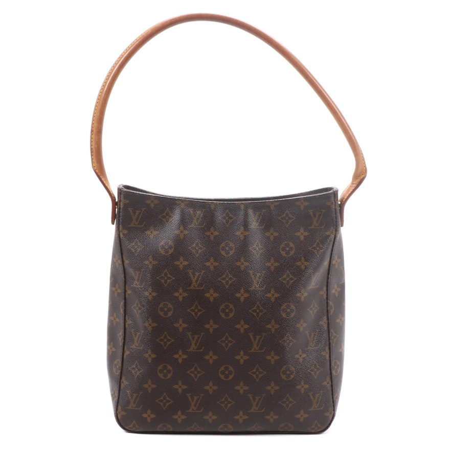 Louis Vuitton Looping GM Shoulder Bag in Monogram Canvas and Vachetta Leather