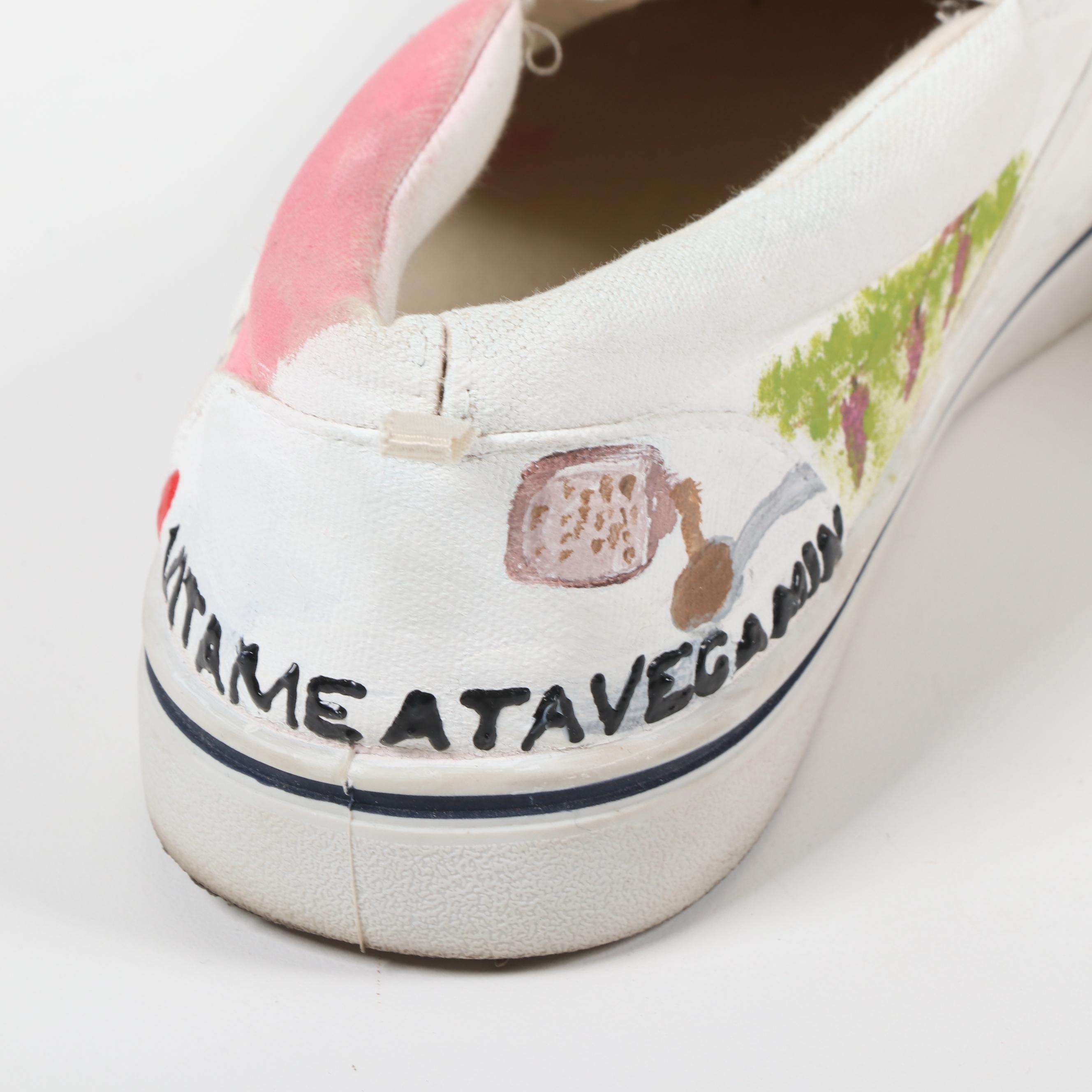 "I Love Lucy" Hand-Painted Canvas Shoes