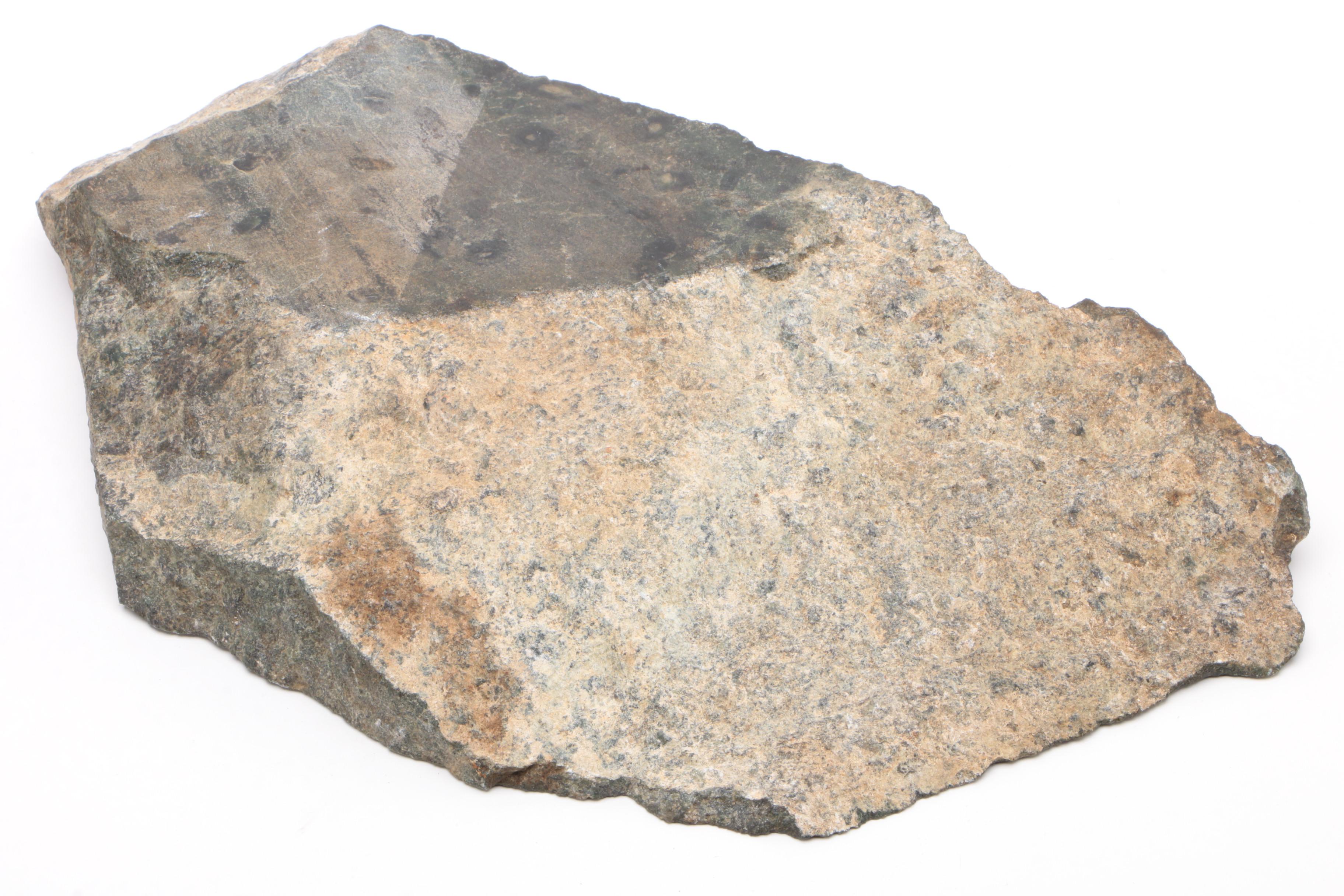 Phyllite Rock Sample with Mineral Inclusions