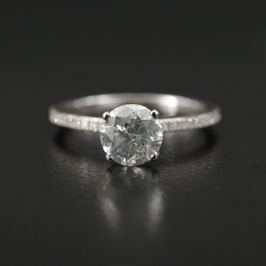 Simon G 18K 1.17 CTW Diamond Ring
