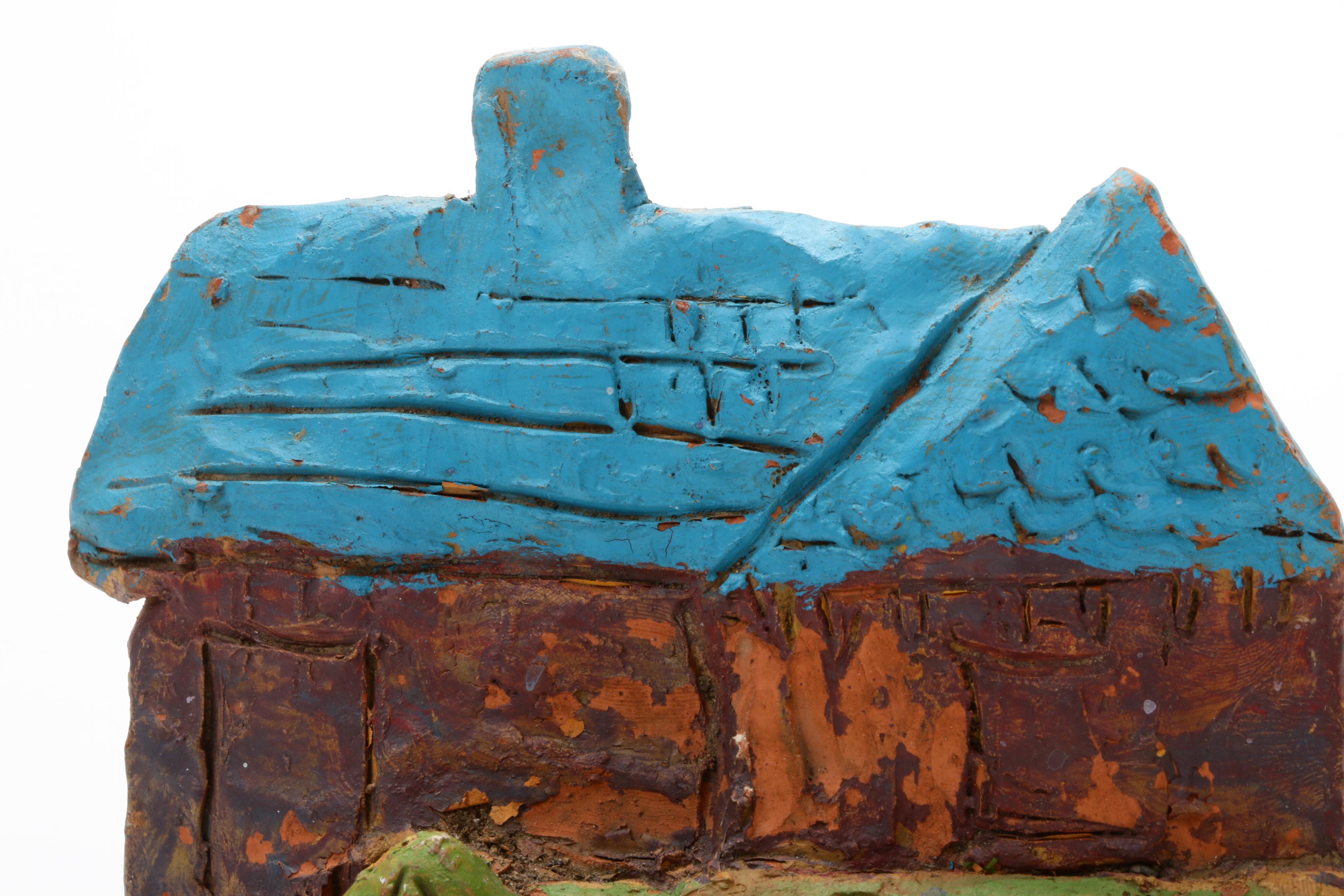 Signed Marjorie Bender Clay Sculptures