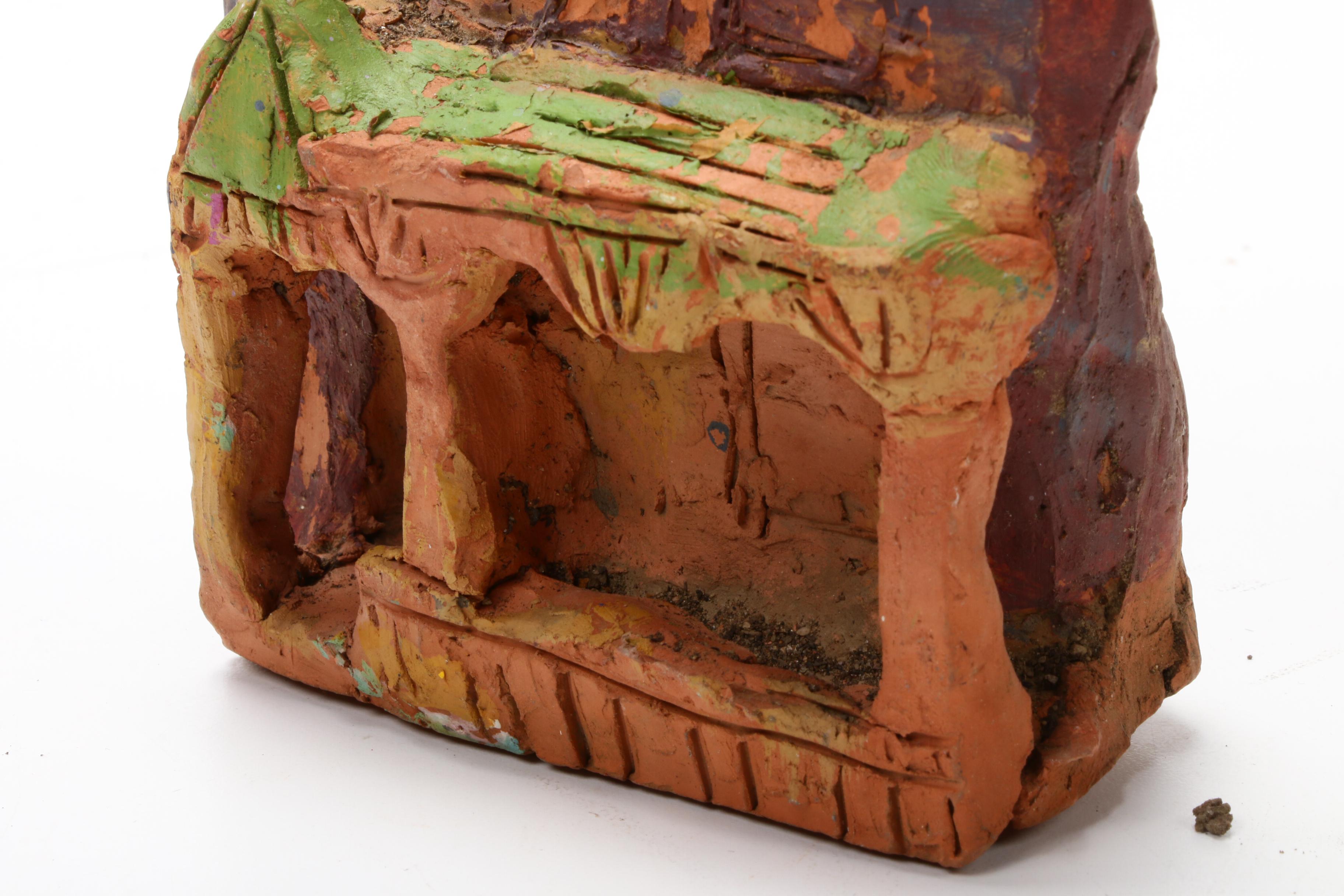 Signed Marjorie Bender Clay Sculptures