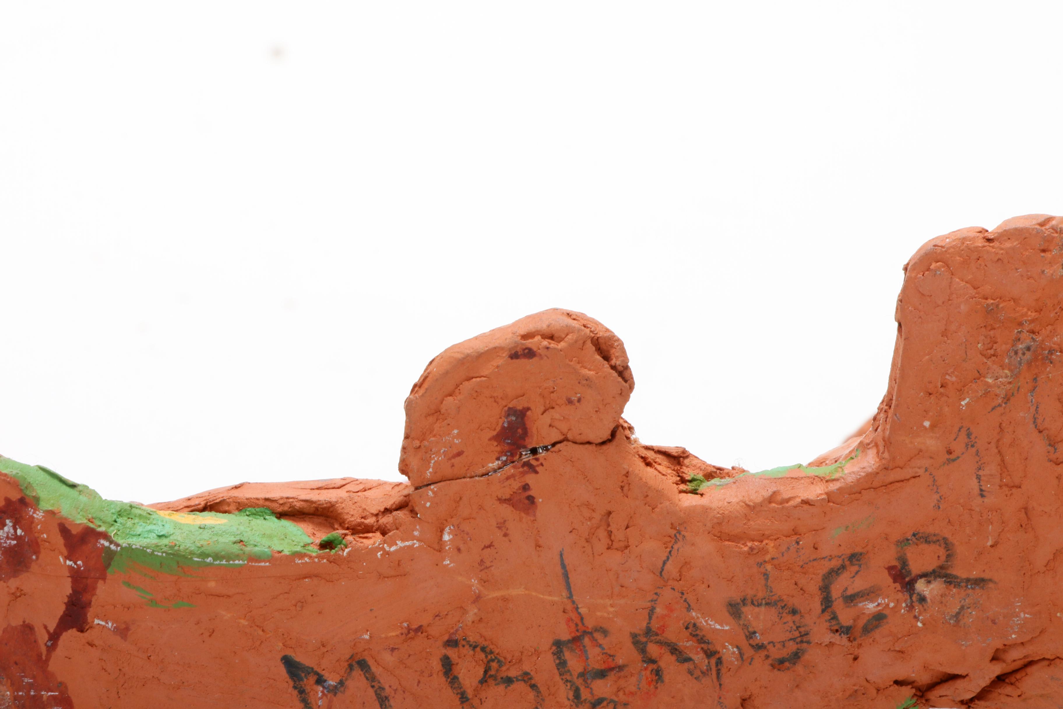 Signed Marjorie Bender Clay Sculptures
