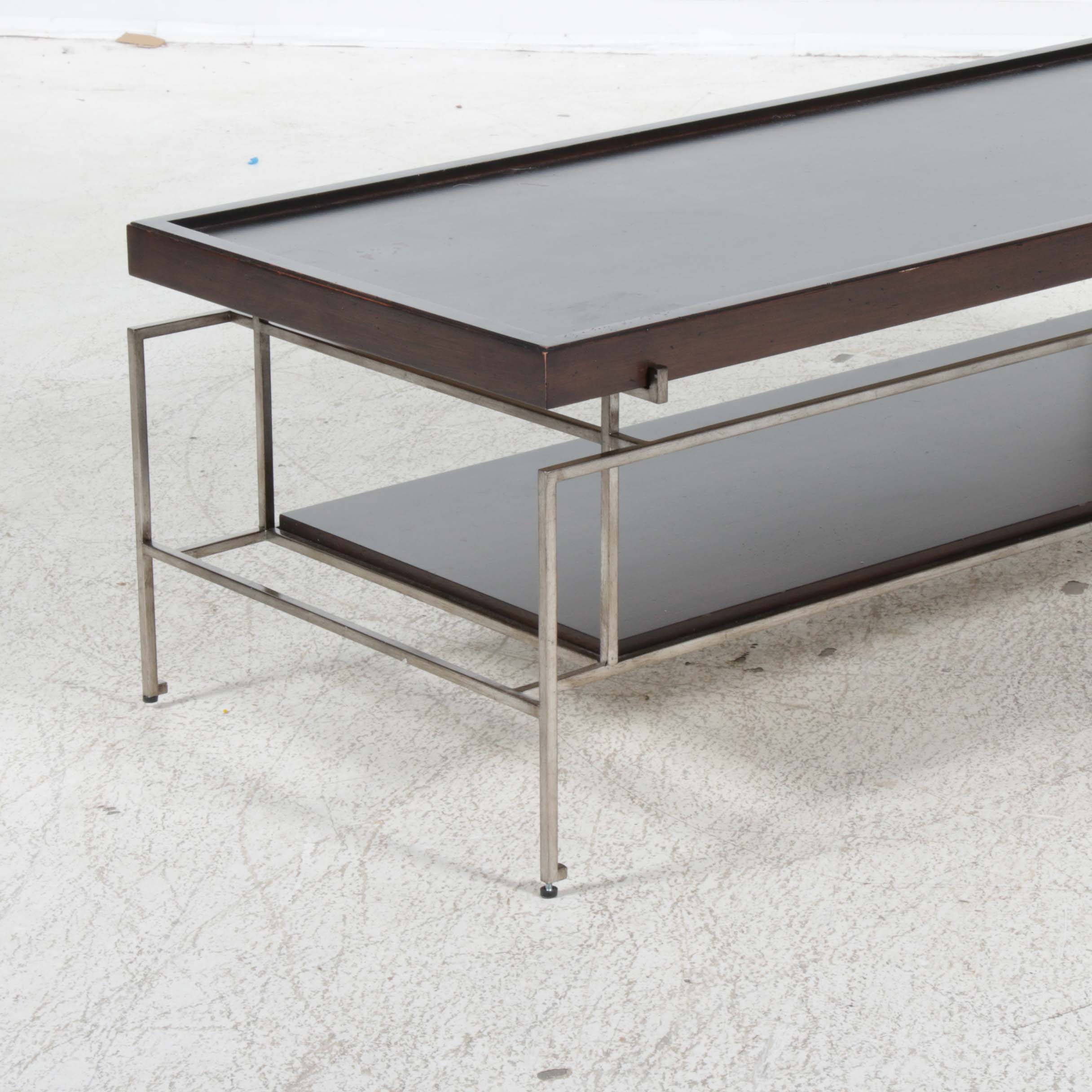 Vanguard Furniture Contemporary Metal Frame Coffee Table