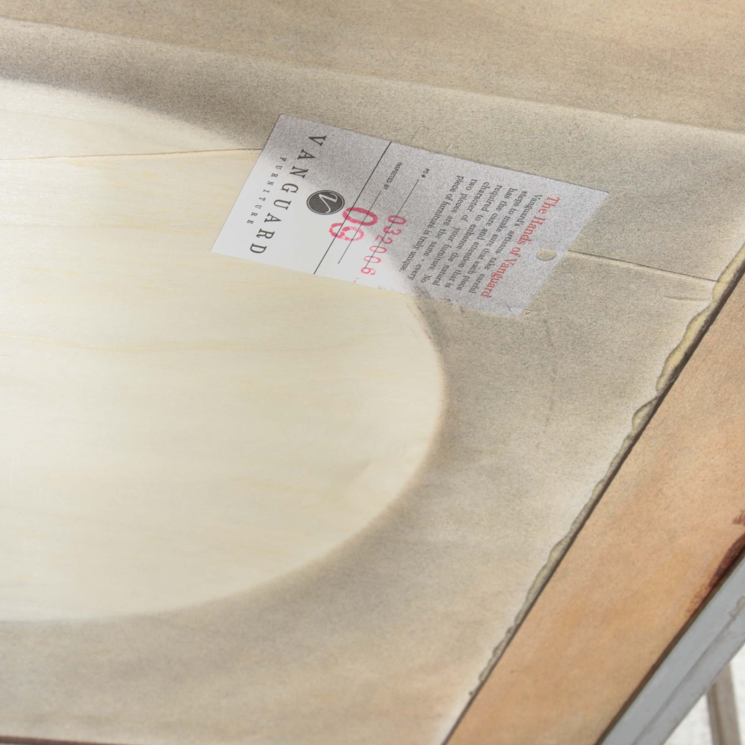 Vanguard Furniture Contemporary Metal Frame Coffee Table