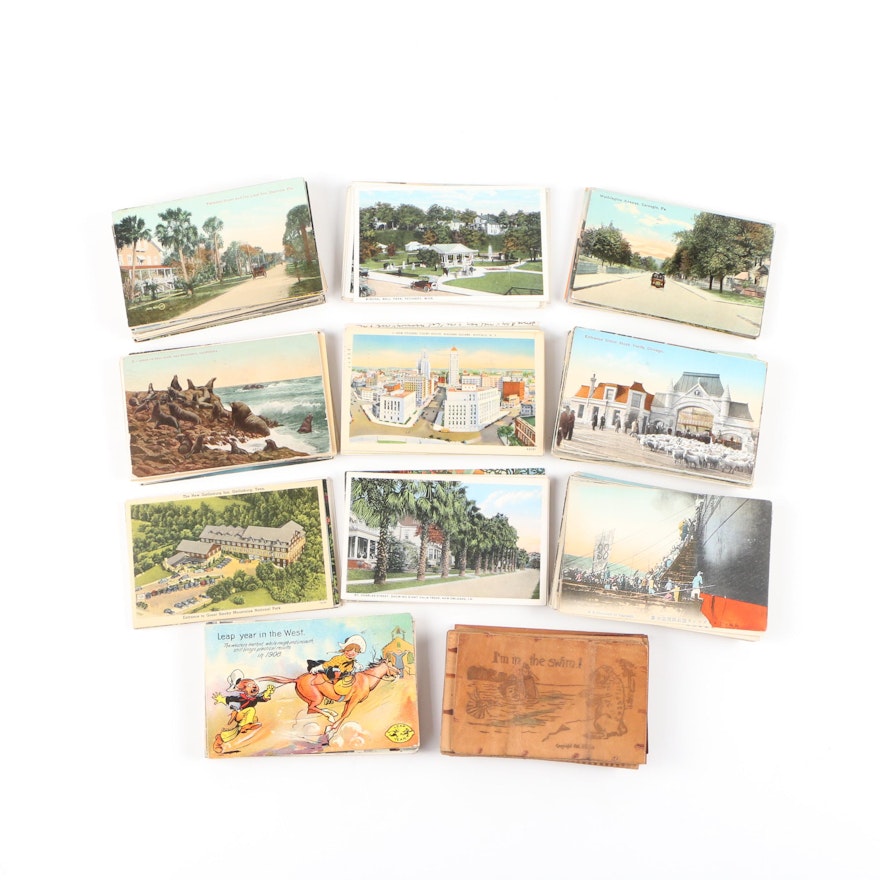 Postcards, Includes Leather Made
