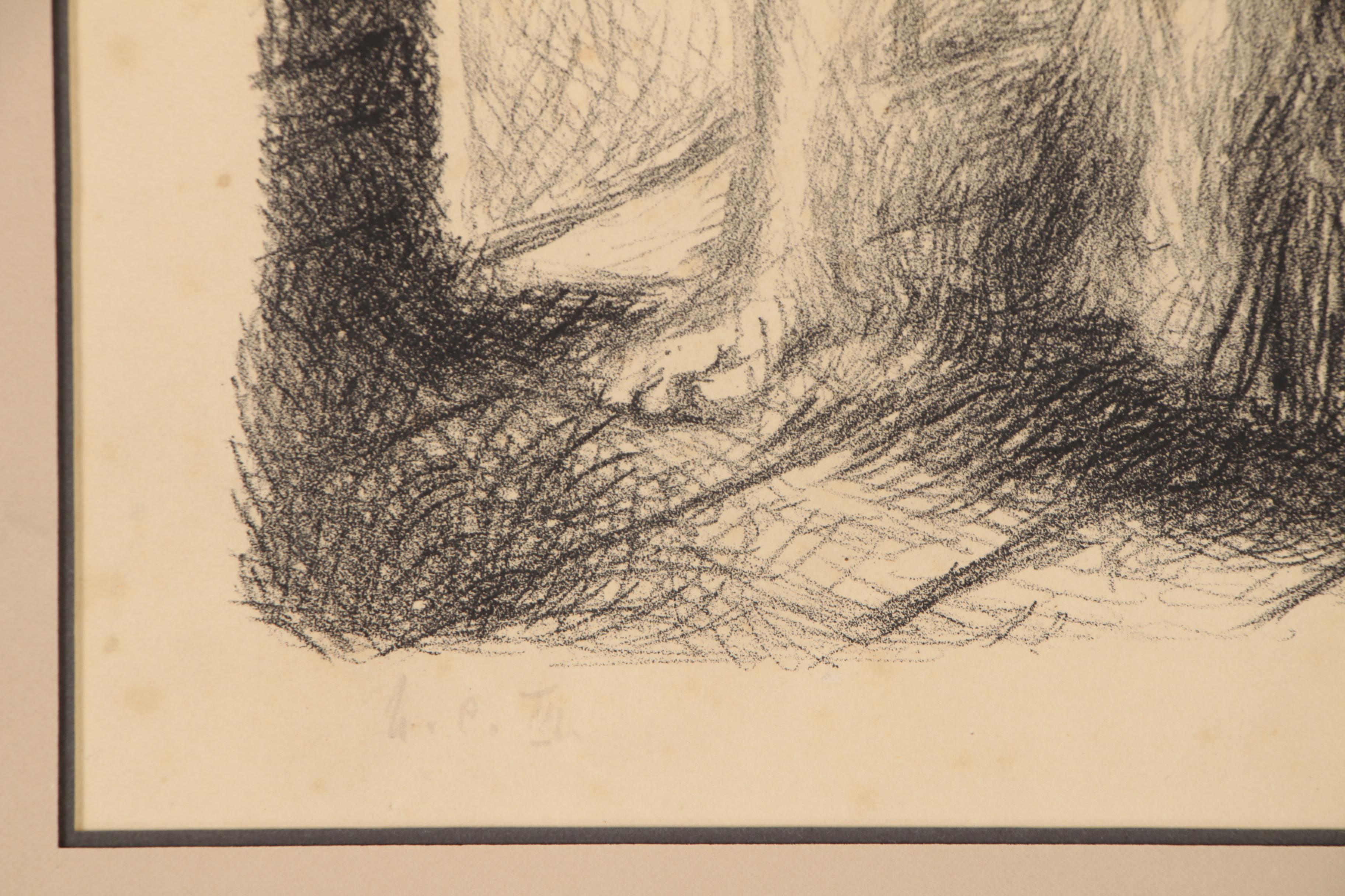 Giorgio De Chirico Color Lithograph "Il Ritorno del Figliol Prodigo I", 1929