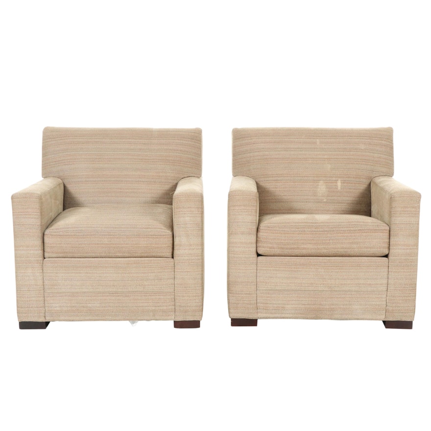 Pair of Nichols & Stone Upholstered Armchairs