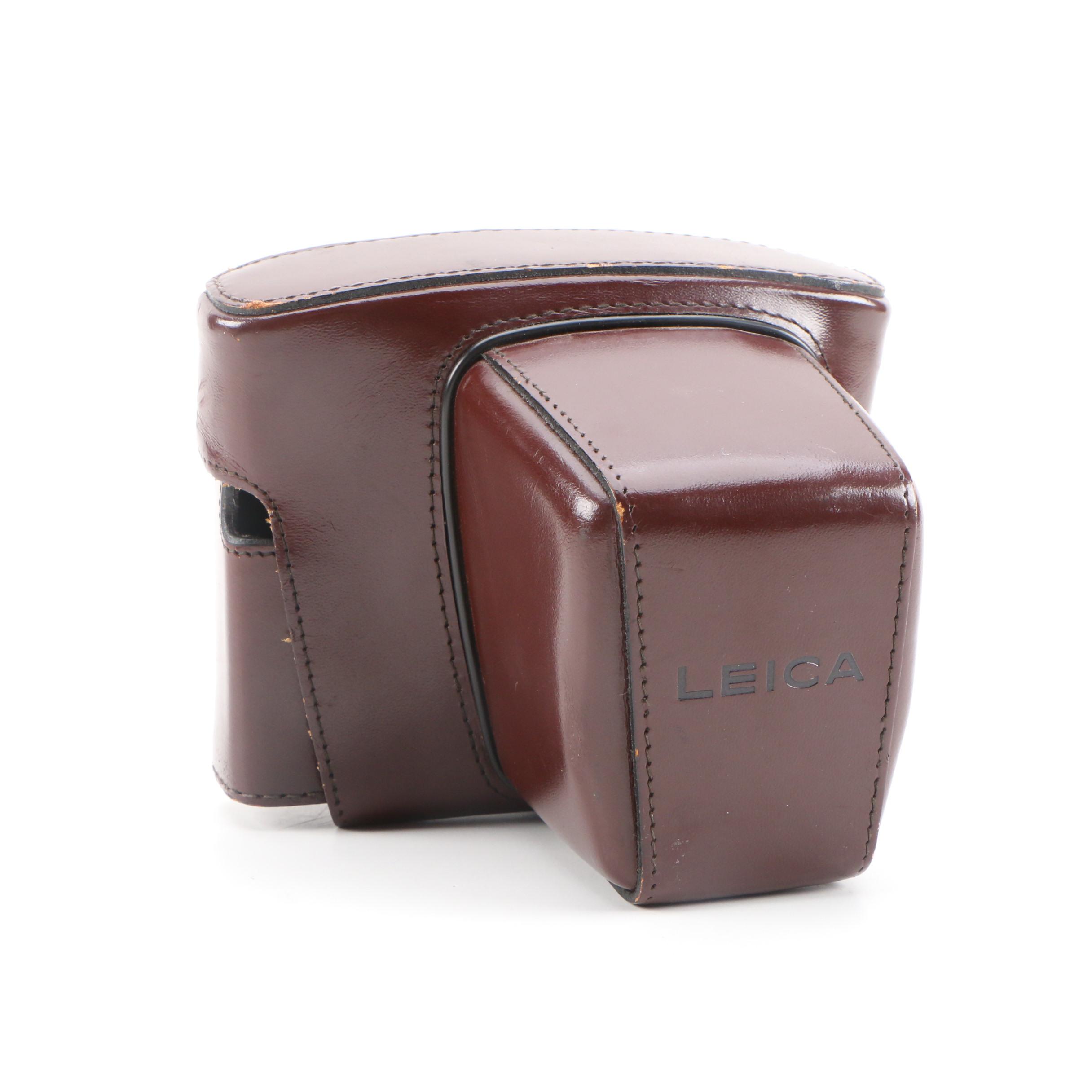 Leica R3 35mm SLR Camera with Leitz Summicron-R 90mm f/2 Lens and Leather Case