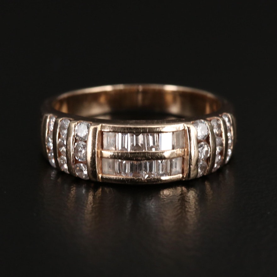 14K Diamond Ring