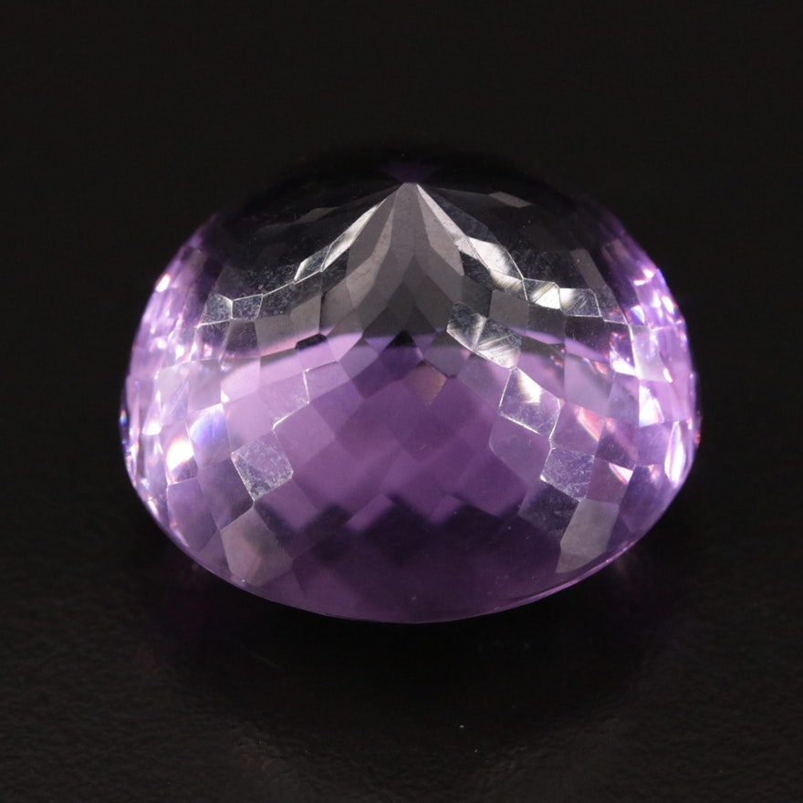 Loose 54.87 CT Amethyst Round Faceted