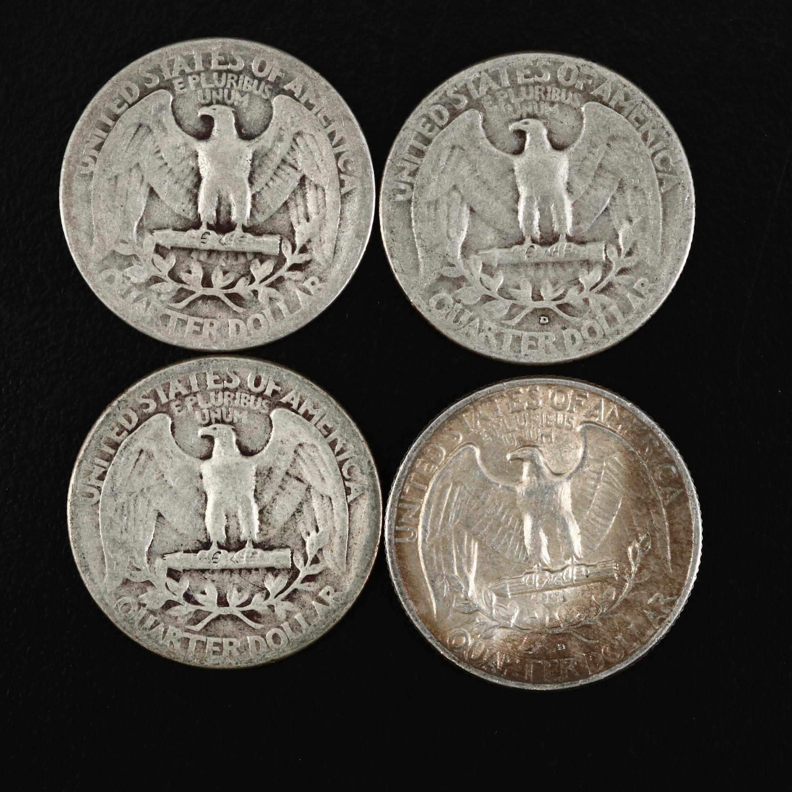 Ten Dollar Face Value Grouping of Antique to Vintage U.S. Silver Coins