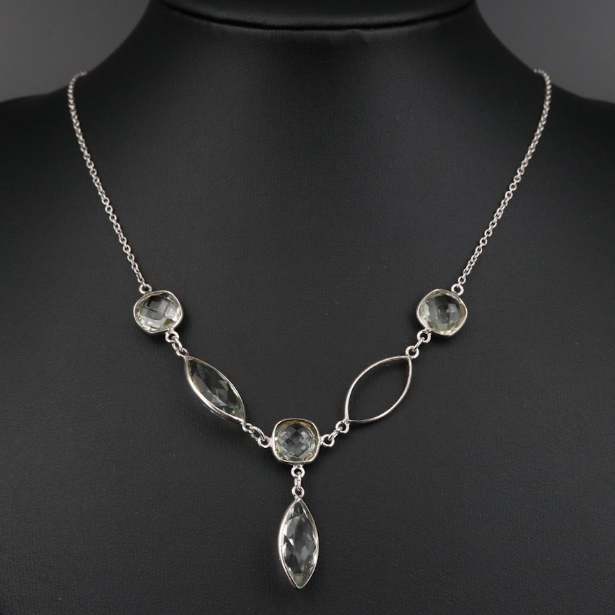 Sterling Quartz Necklace