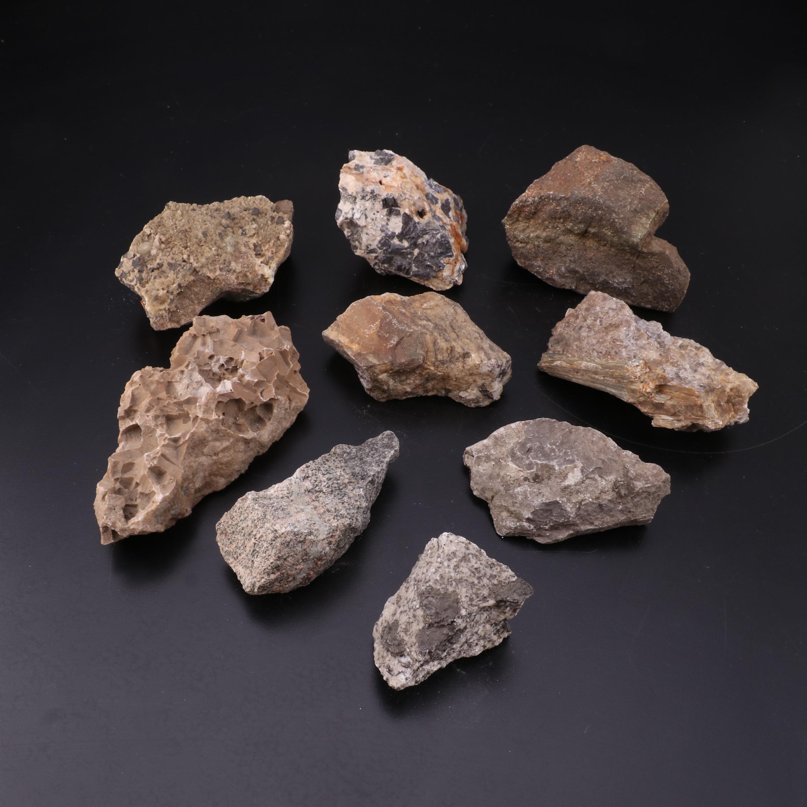 Biotite, Diorite, Mica, Chert and Other Rock and Mineral Specimens