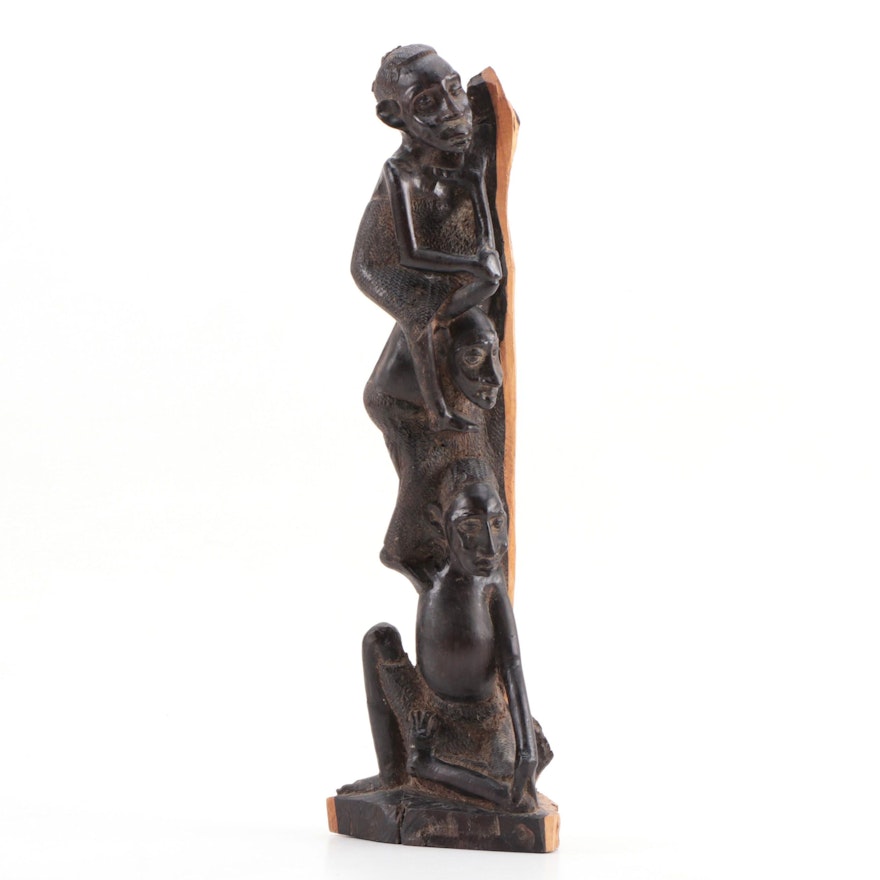 Southeast African Carved Wood Figural Sculpture