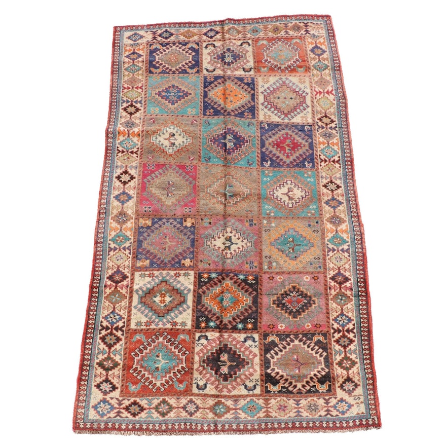 5'1 x 9'2 Hand-Knotted Caucasian Shirvan Rug