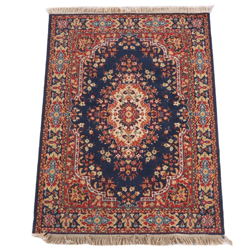 4'1 x 6'0 Machine Made Floral Wool Area Rug